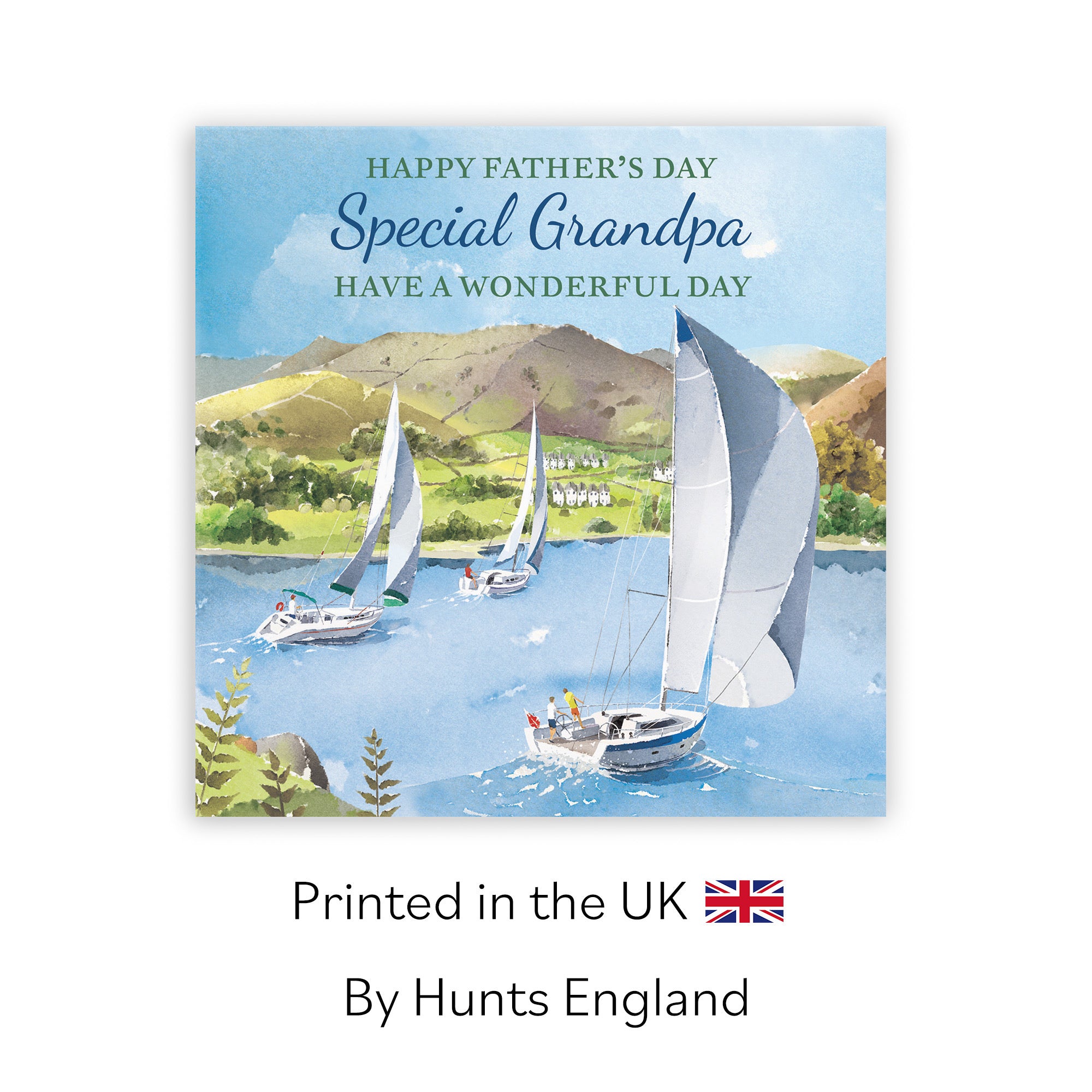 Grandpa Father's Day Card Sailing Boats Milo's Gallery - Default Title (RT07478)