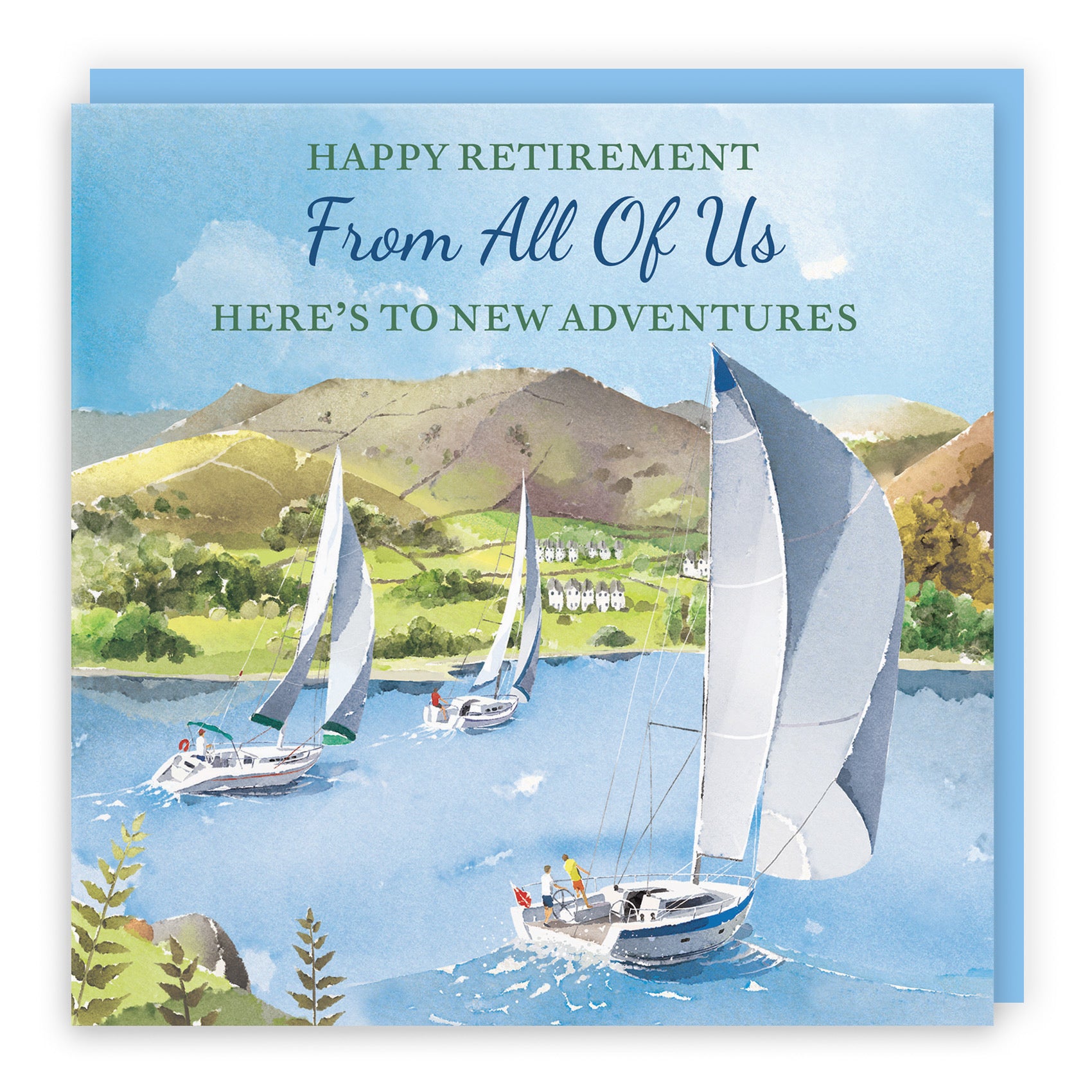 From All Of Us Retirement Card Sailing Boats Milo's Gallery - Default Title (RT07484)