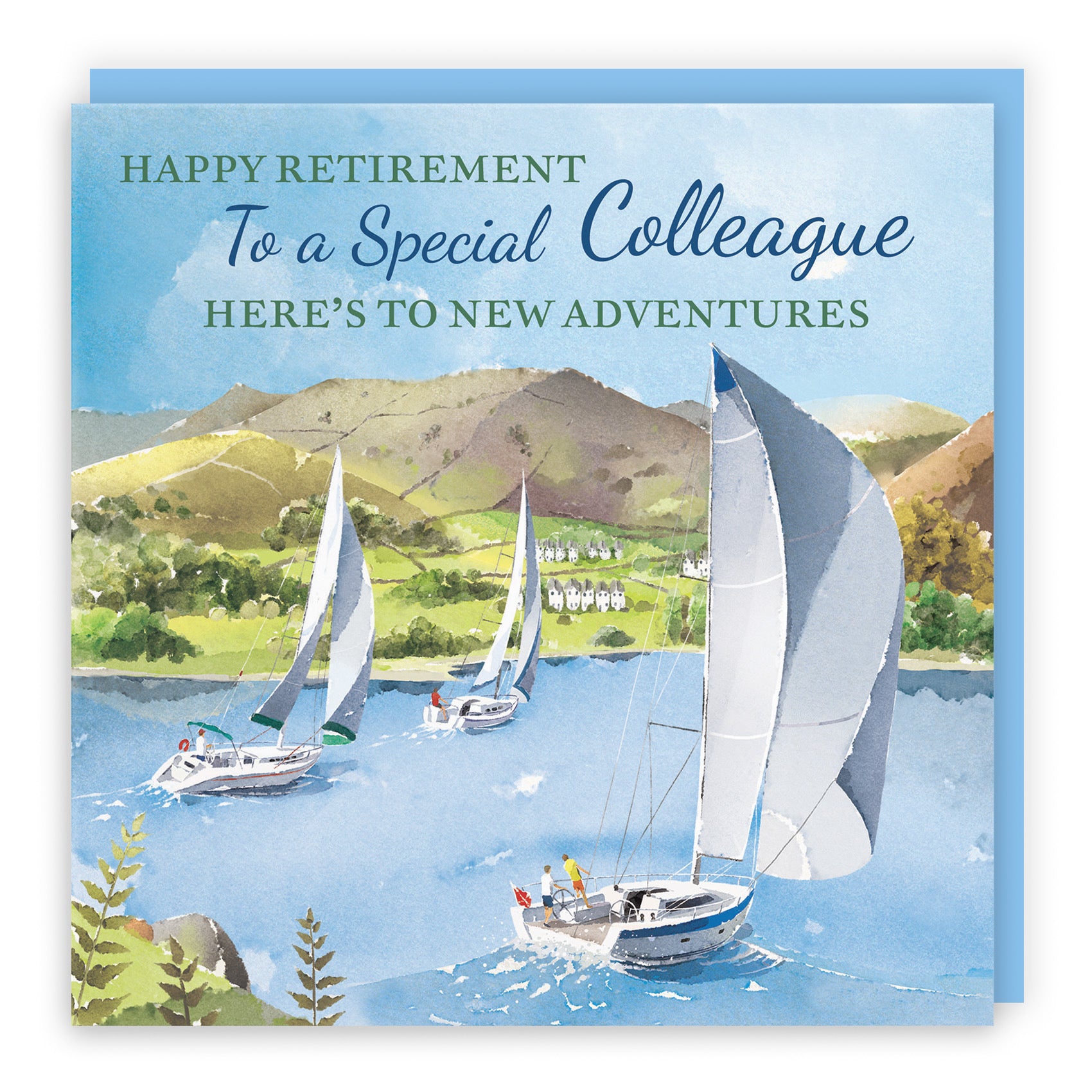 Colleague Retirement Card Sailing Boats Milo's Gallery - Default Title (RT07485)