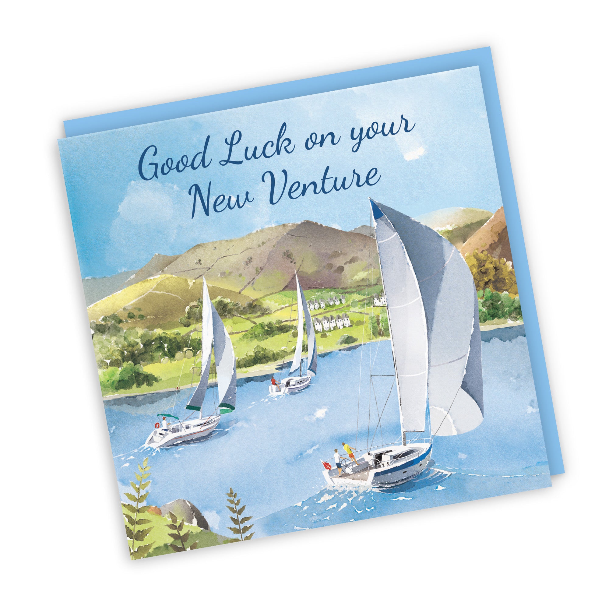 New Venture Good Luck Card Sailing Boats Milo's Gallery - Default Title (RT07496)