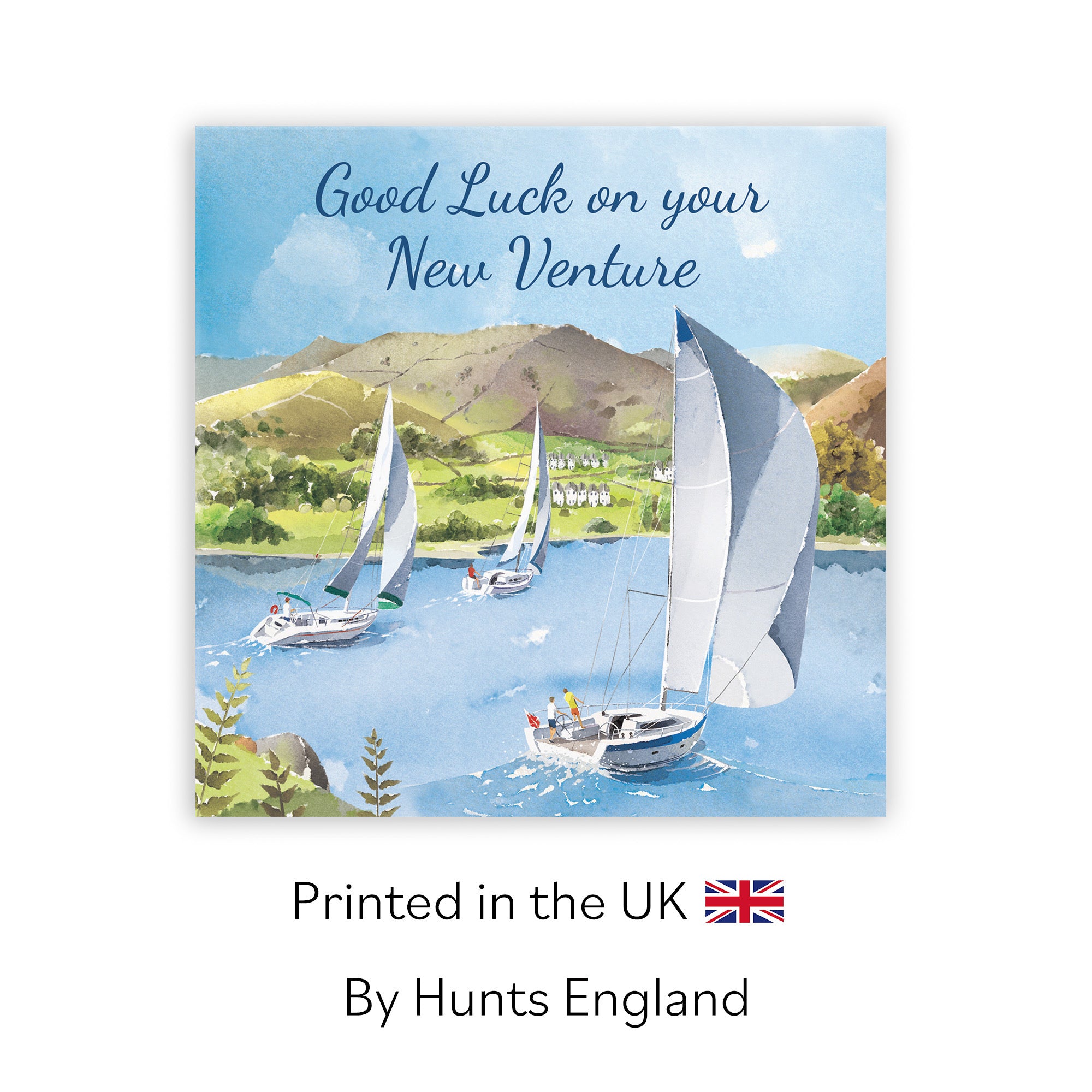 New Venture Good Luck Card Sailing Boats Milo's Gallery - Default Title (RT07496)