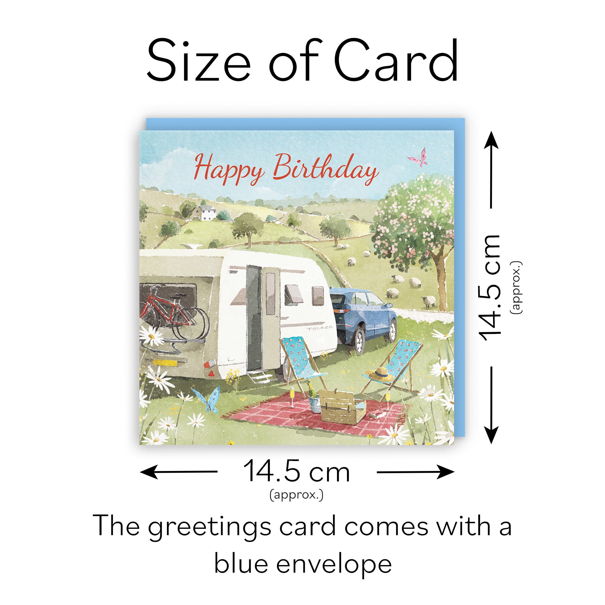 Birthday Card Caravan Holiday Milo's Gallery - Default Title (RT07499)