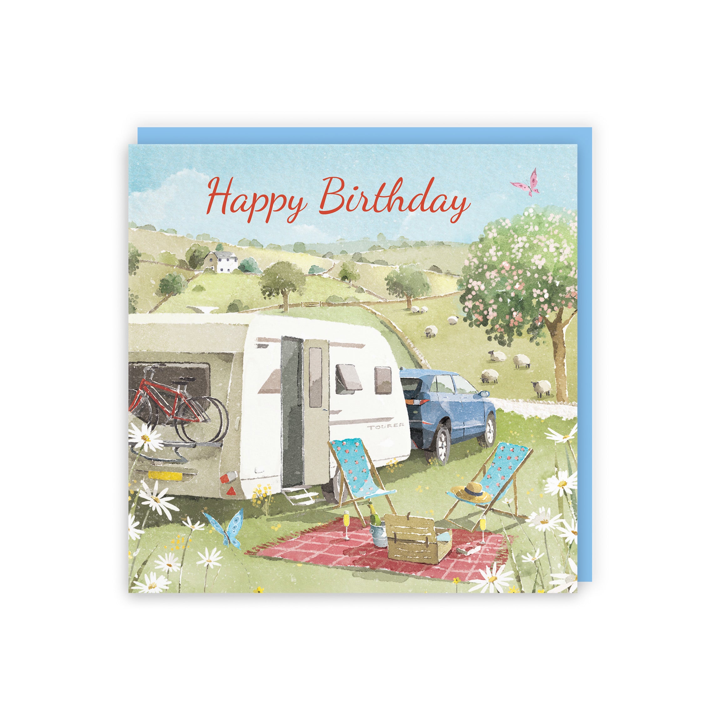 Birthday Card Caravan Holiday Milo's Gallery - Default Title (RT07499)