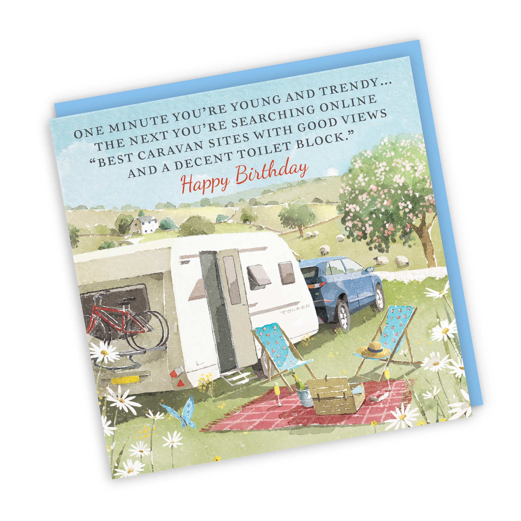 Birthday Card Caravan Holiday Funny Best Caravan Sites Milo's Gallery - Default Title (RT07500)