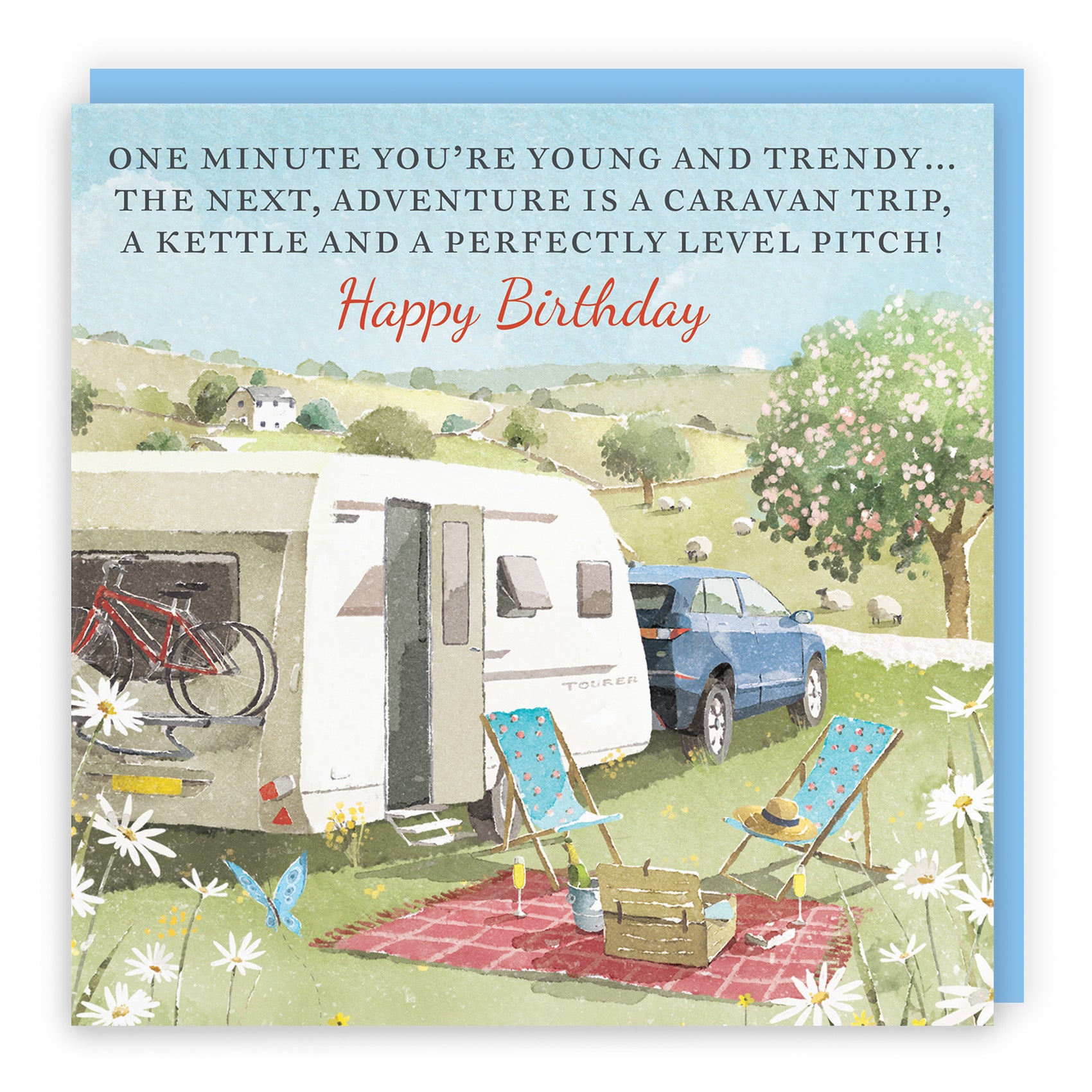 Birthday Card Caravan Holiday Funny Idea Of Adventure Milo's Gallery - Default Title (RT07501)