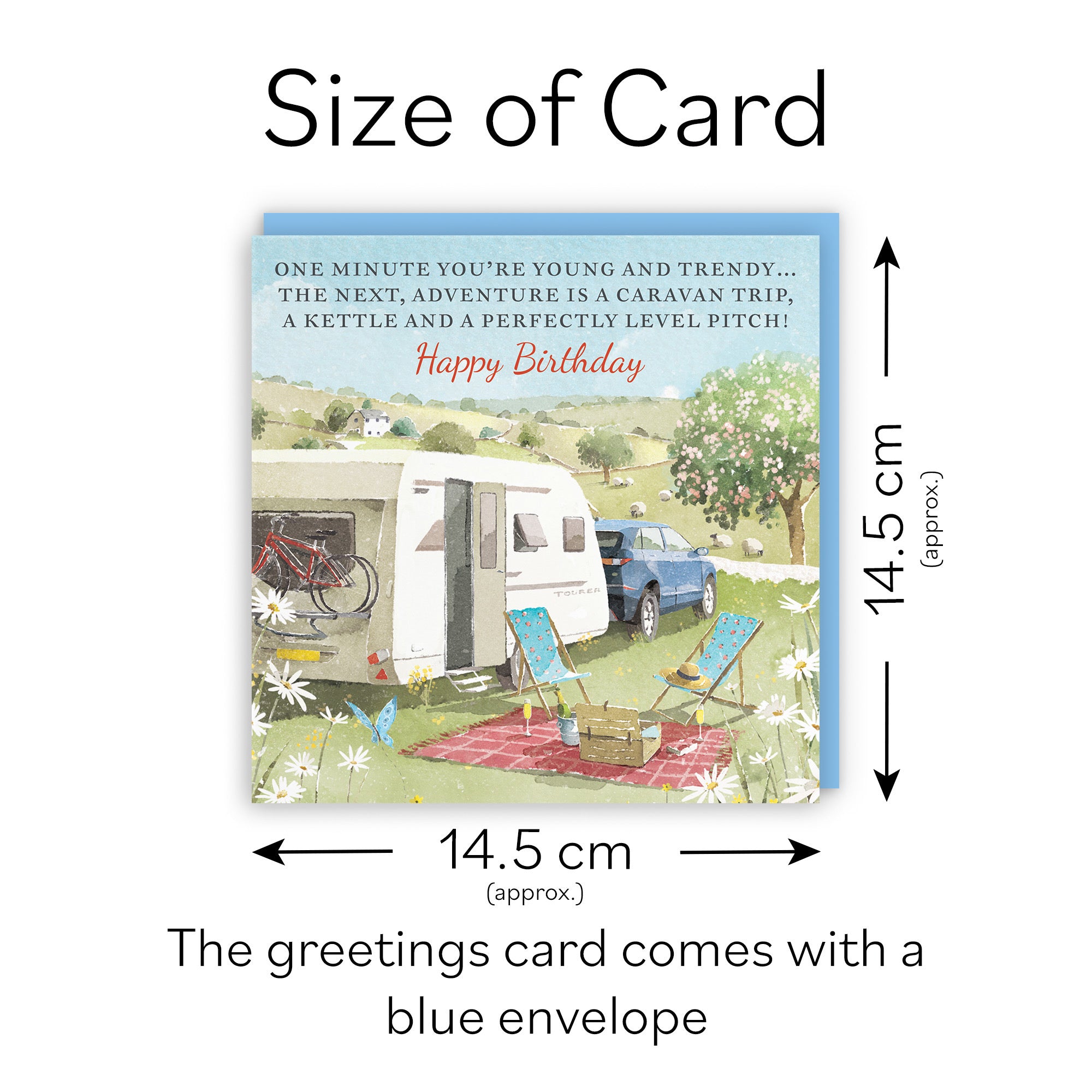 Birthday Card Caravan Holiday Funny Idea Of Adventure Milo's Gallery - Default Title (RT07501)