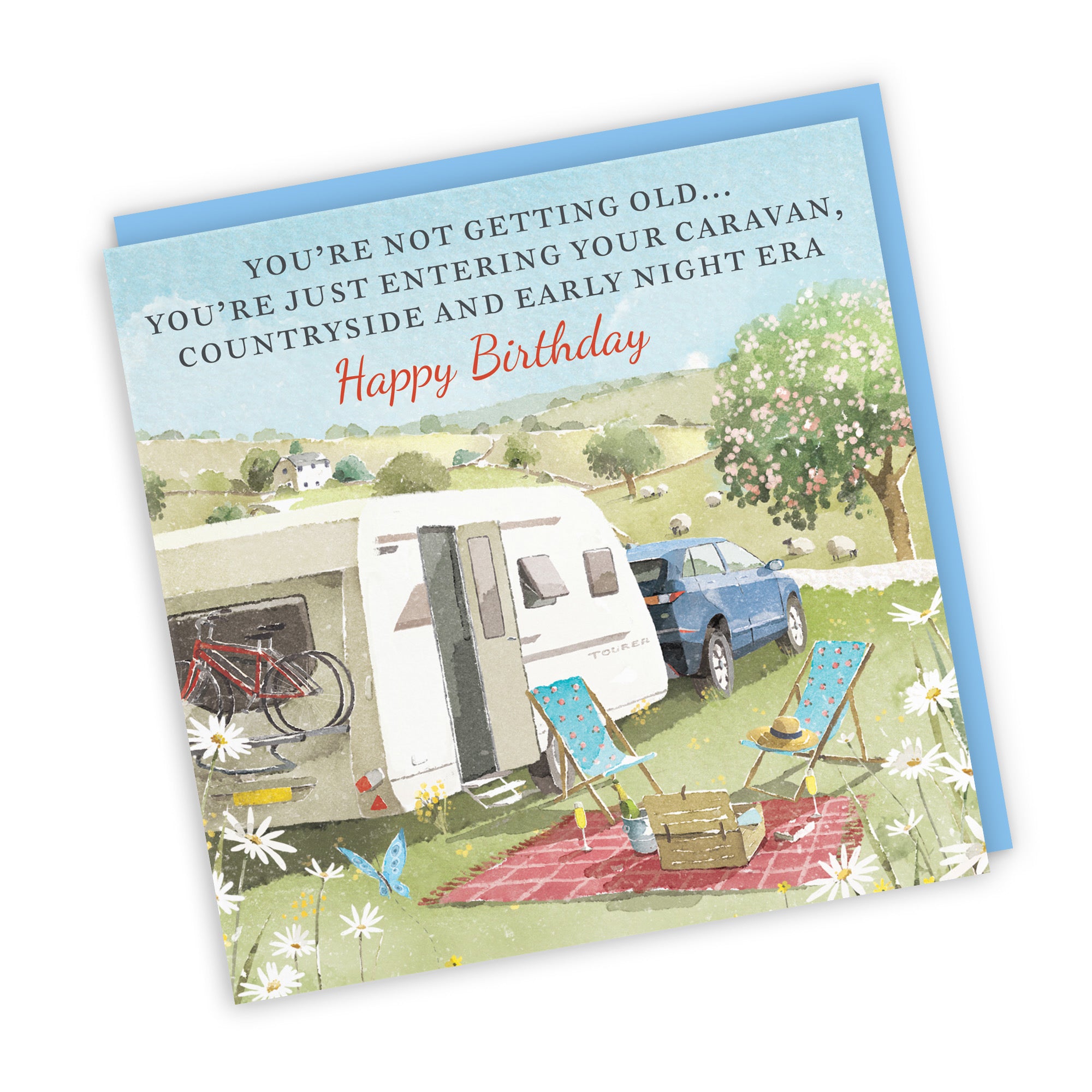 Birthday Card Caravan Holiday Funny Early Night Milo's Gallery - Default Title (RT07502)