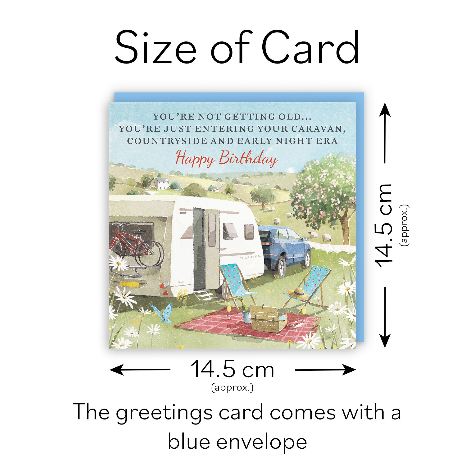 Birthday Card Caravan Holiday Funny Early Night Milo's Gallery - Default Title (RT07502)