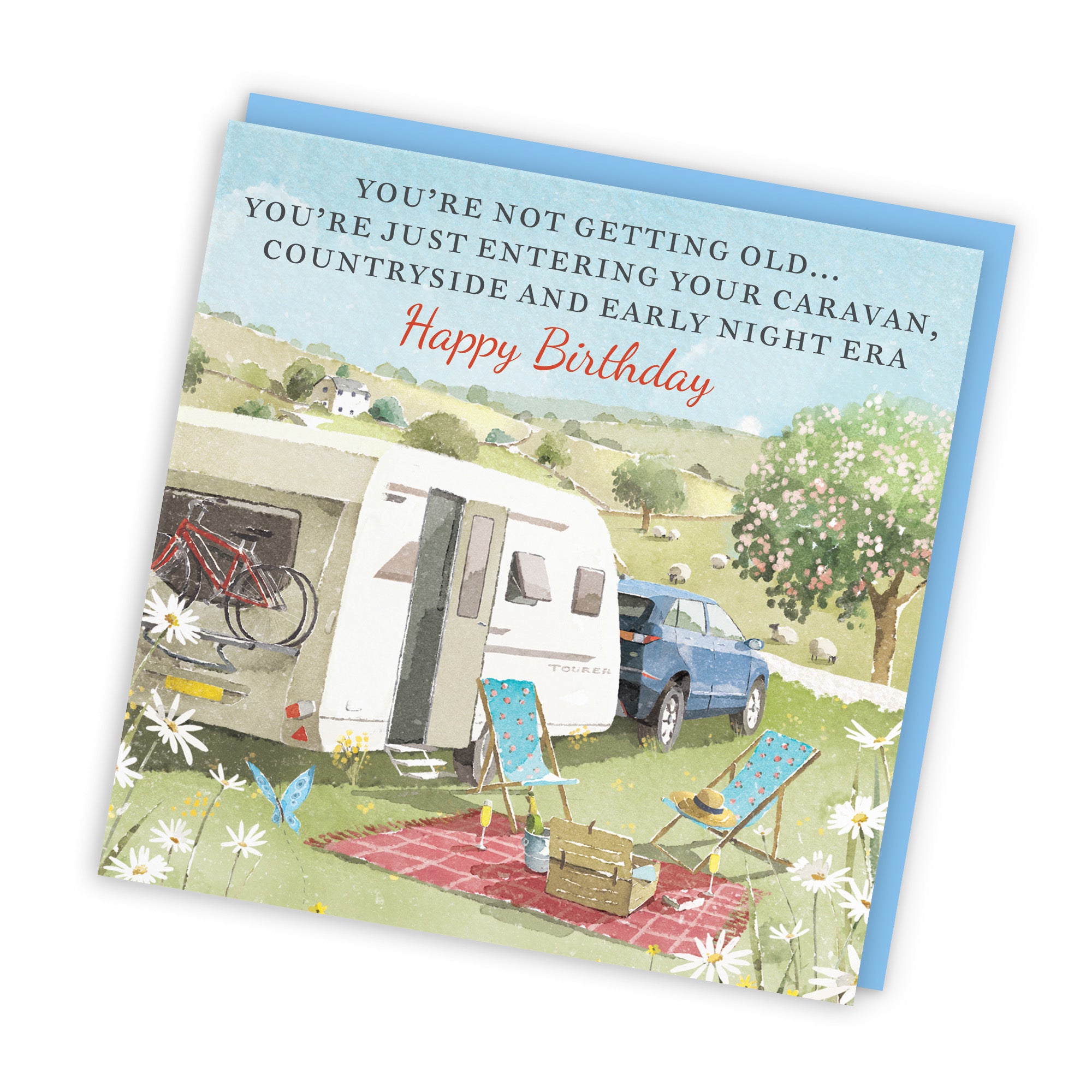Birthday Card Caravan Holiday Funny Early Night Milo's Gallery - Default Title (RT07502)