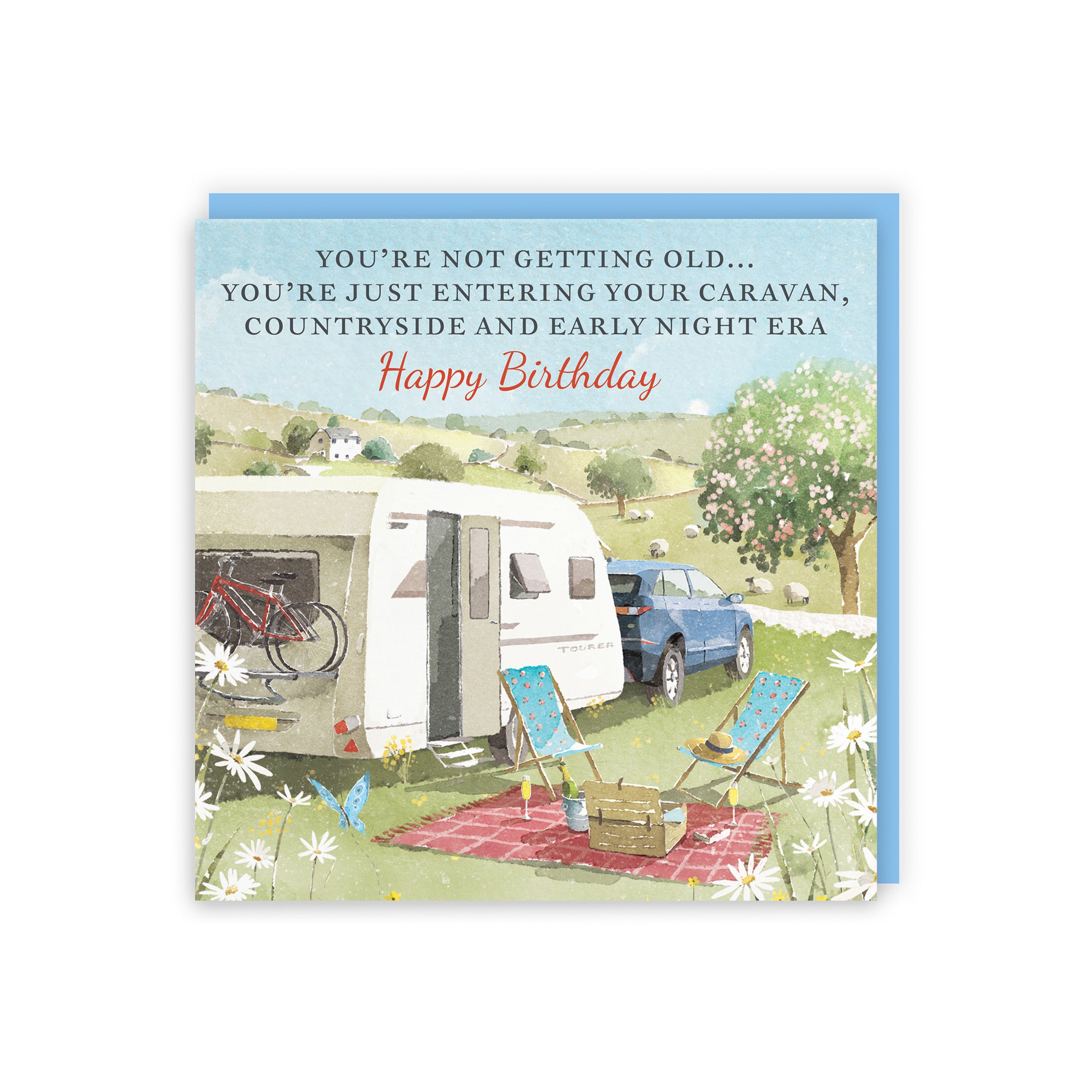 Birthday Card Caravan Holiday Funny Early Night Milo's Gallery - Default Title (RT07502)