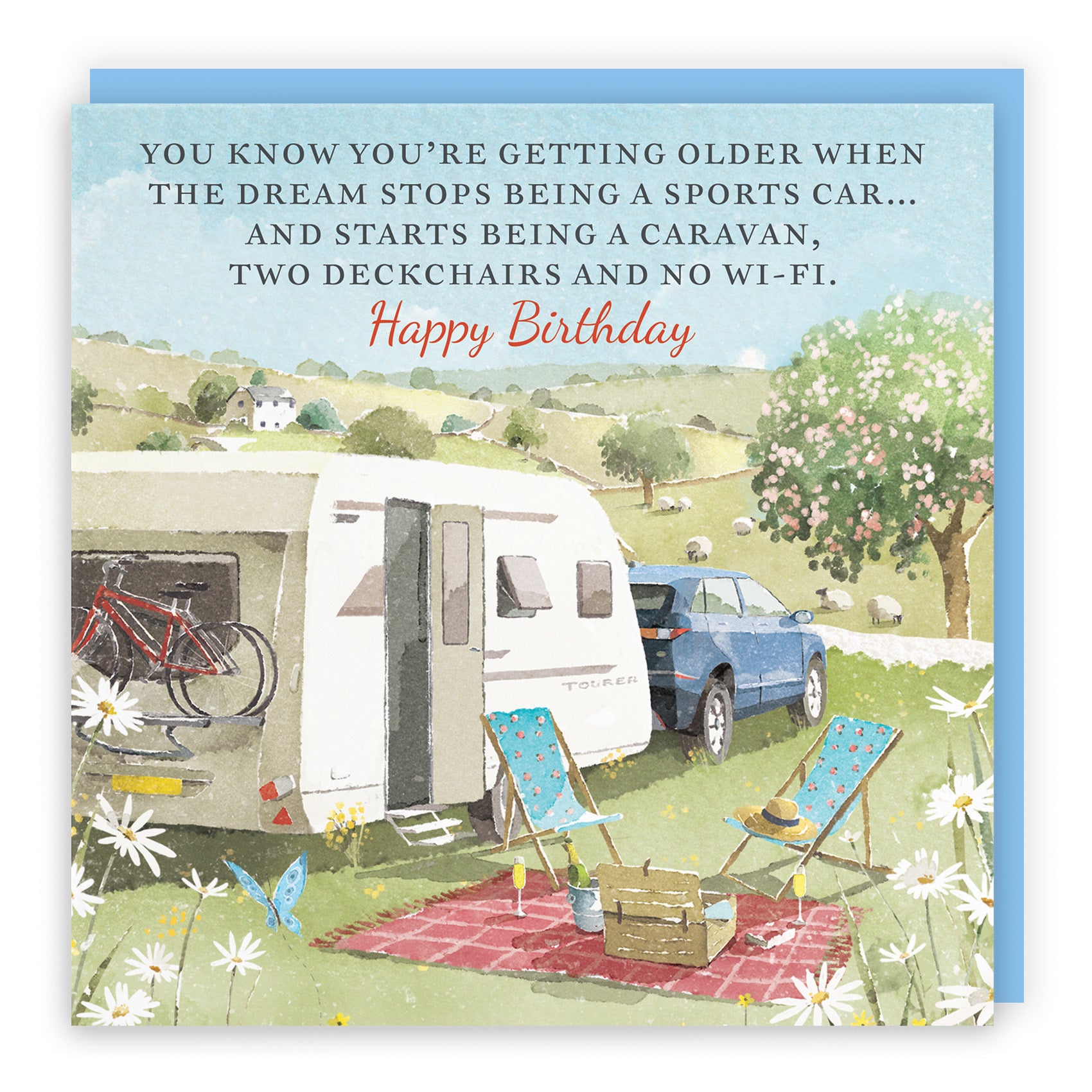Birthday Card Caravan Holiday Funny No Wi-Fi Milo's Gallery - Default Title (RT07503)
