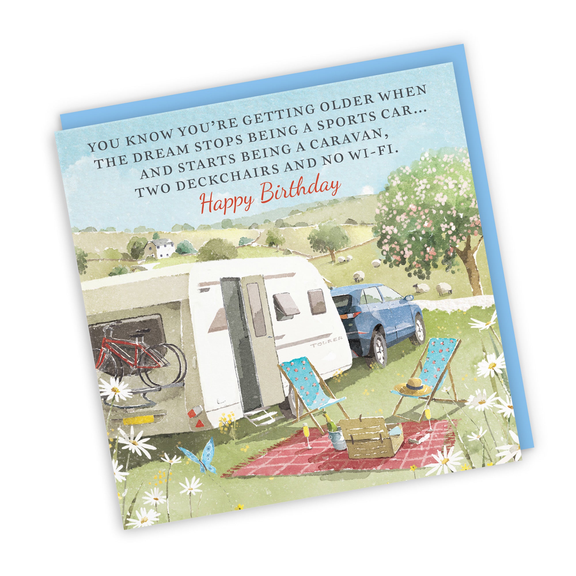 Birthday Card Caravan Holiday Funny No Wi-Fi Milo's Gallery - Default Title (RT07503)