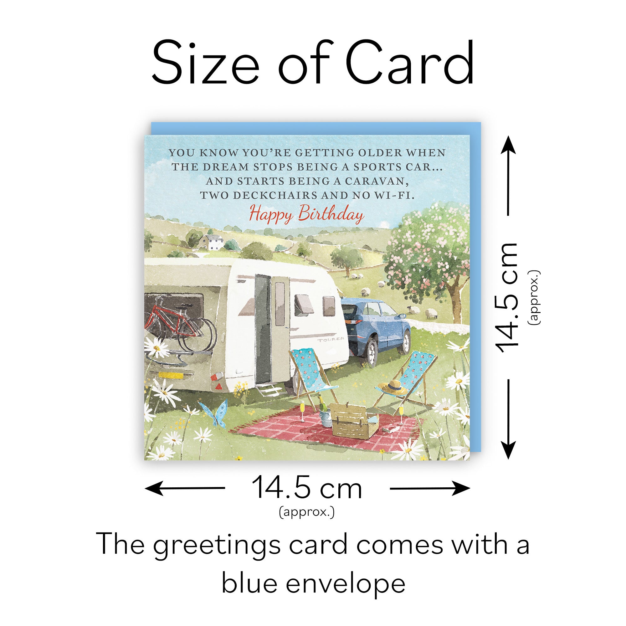 Birthday Card Caravan Holiday Funny No Wi-Fi Milo's Gallery - Default Title (RT07503)