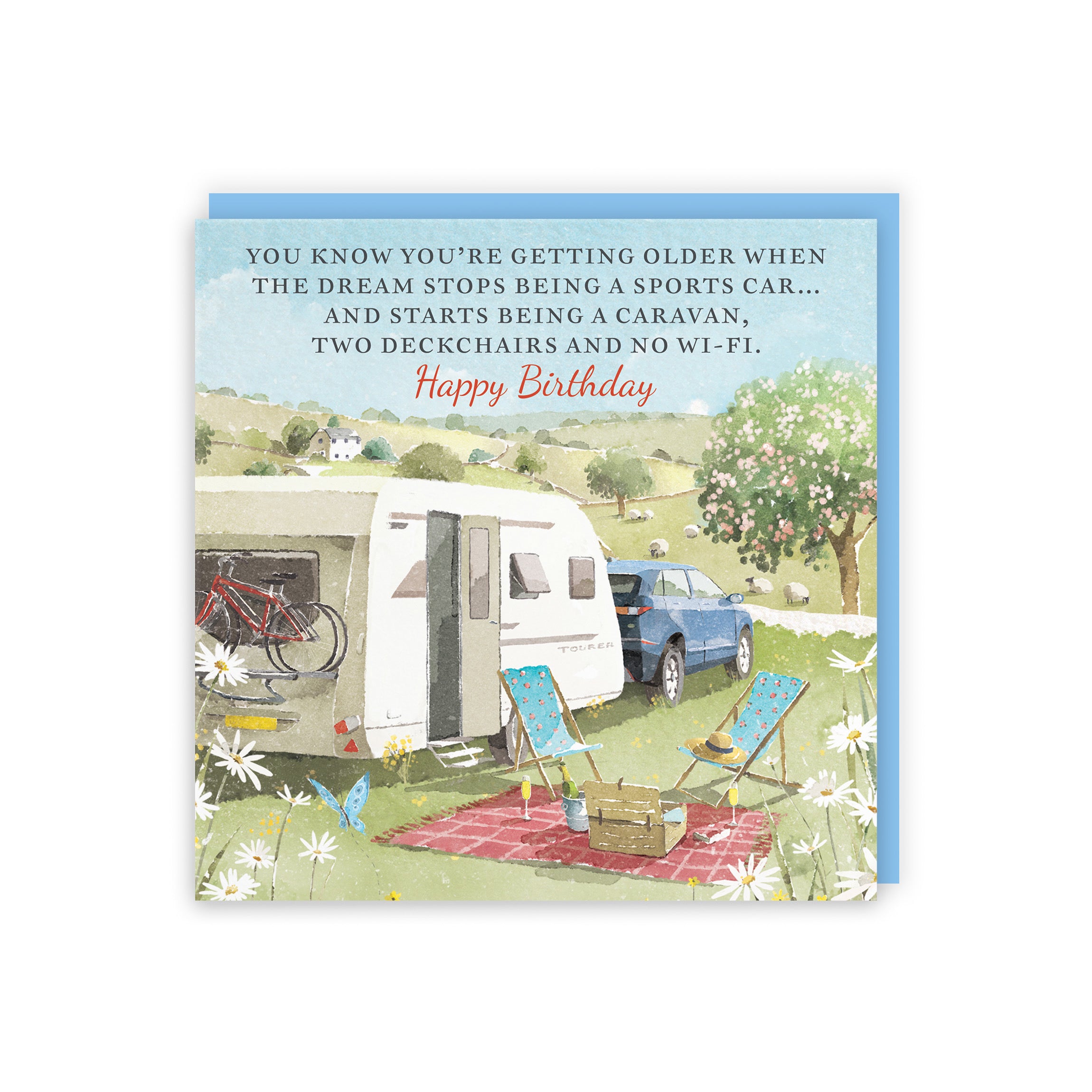 Birthday Card Caravan Holiday Funny No Wi-Fi Milo's Gallery - Default Title (RT07503)