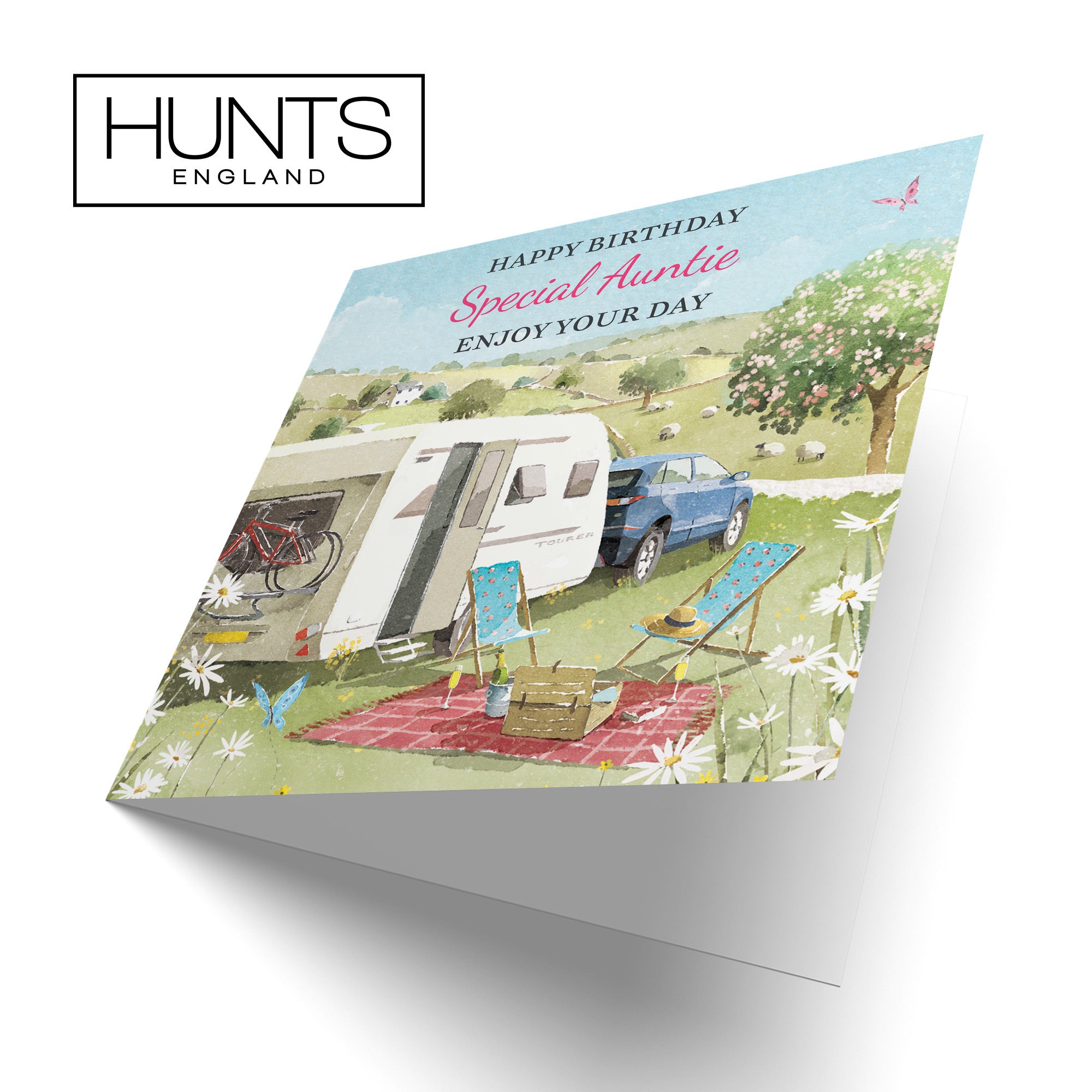 Auntie Birthday Card Caravan Holiday Milo's Gallery - Default Title (RT07505)