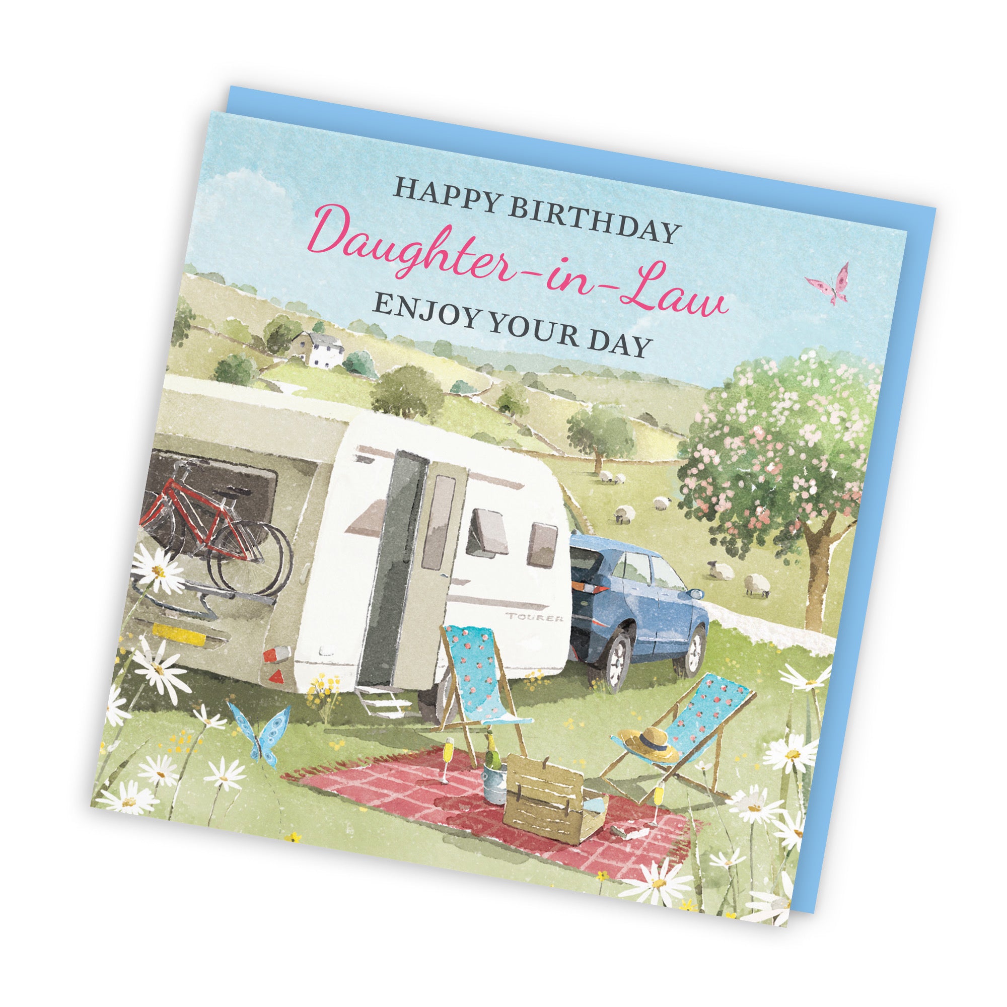 Daughter-in-Law Birthday Card Caravan Holiday Milo's Gallery - Default Title (RT07511)
