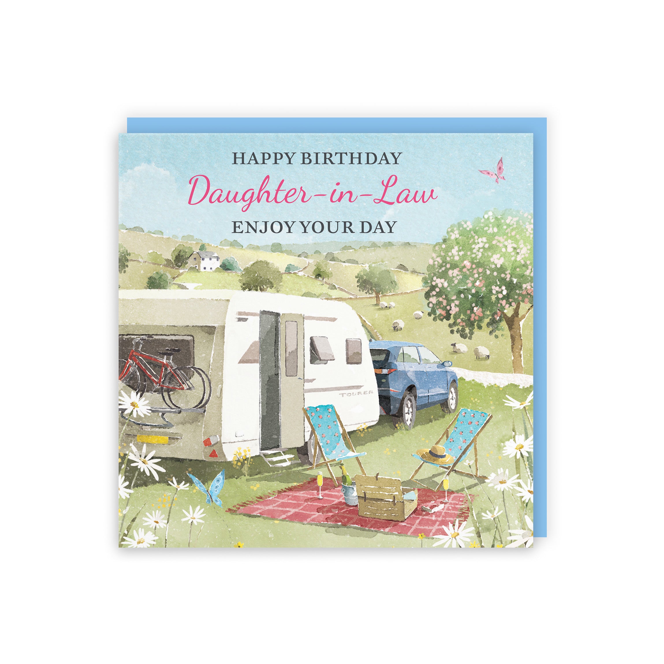 Daughter-in-Law Birthday Card Caravan Holiday Milo's Gallery - Default Title (RT07511)