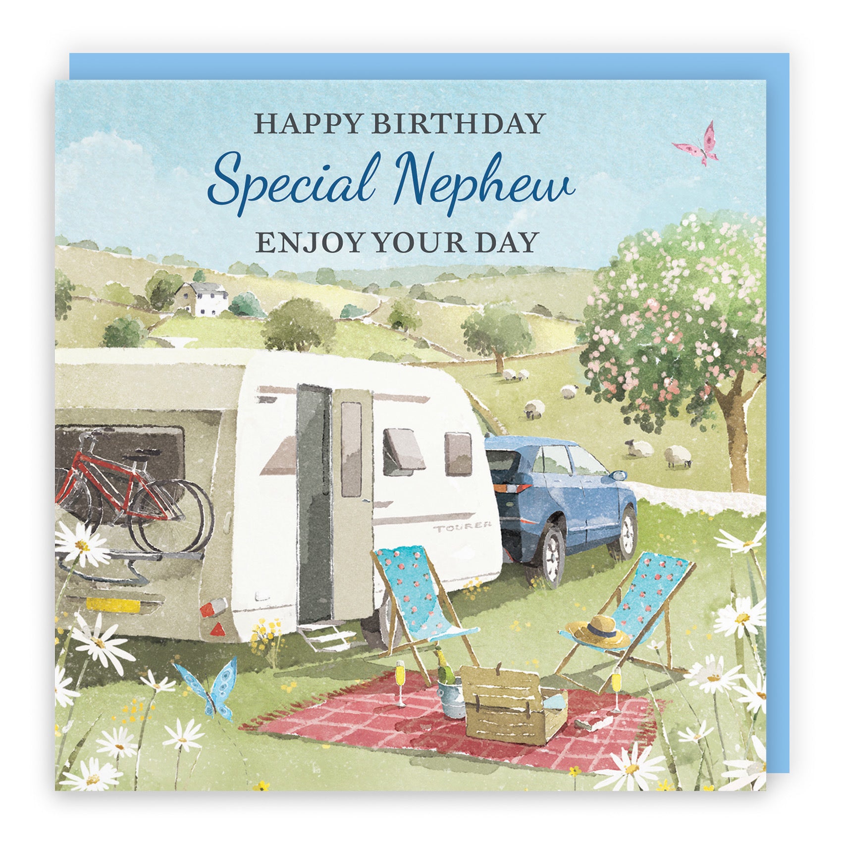 Nephew Birthday Card Caravan Holiday Milo's Gallery - Default Title (RT07524)