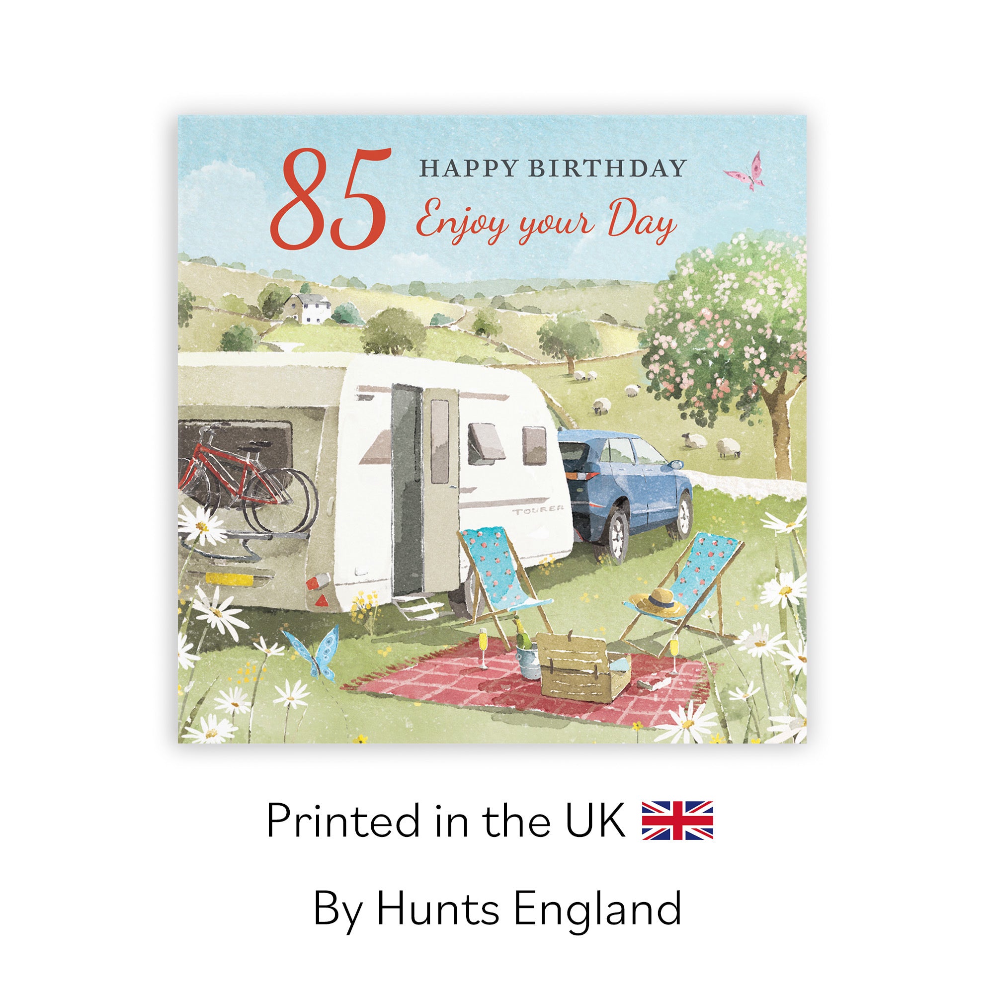 85th Birthday Card Caravan Holiday Milo's Gallery - Default Title (RT07551)