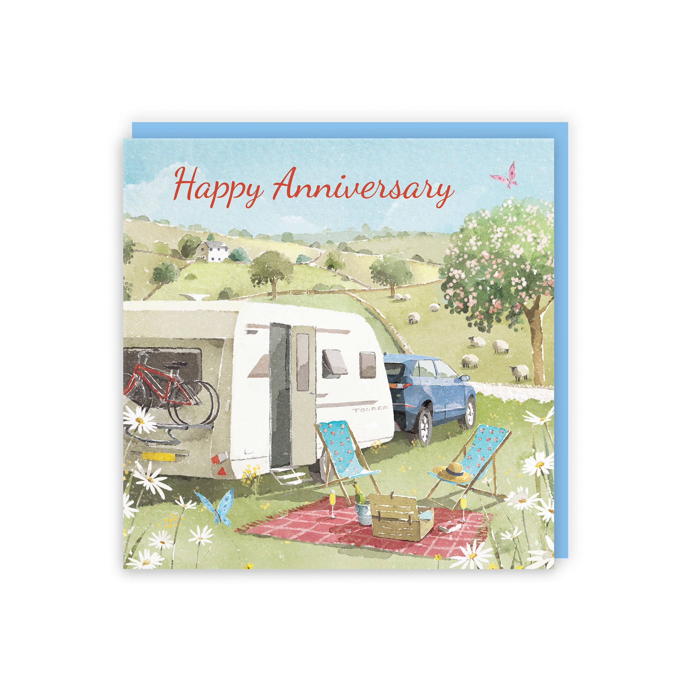 Anniversary Card Caravan Holiday Milo's Gallery - Default Title (RT07614)
