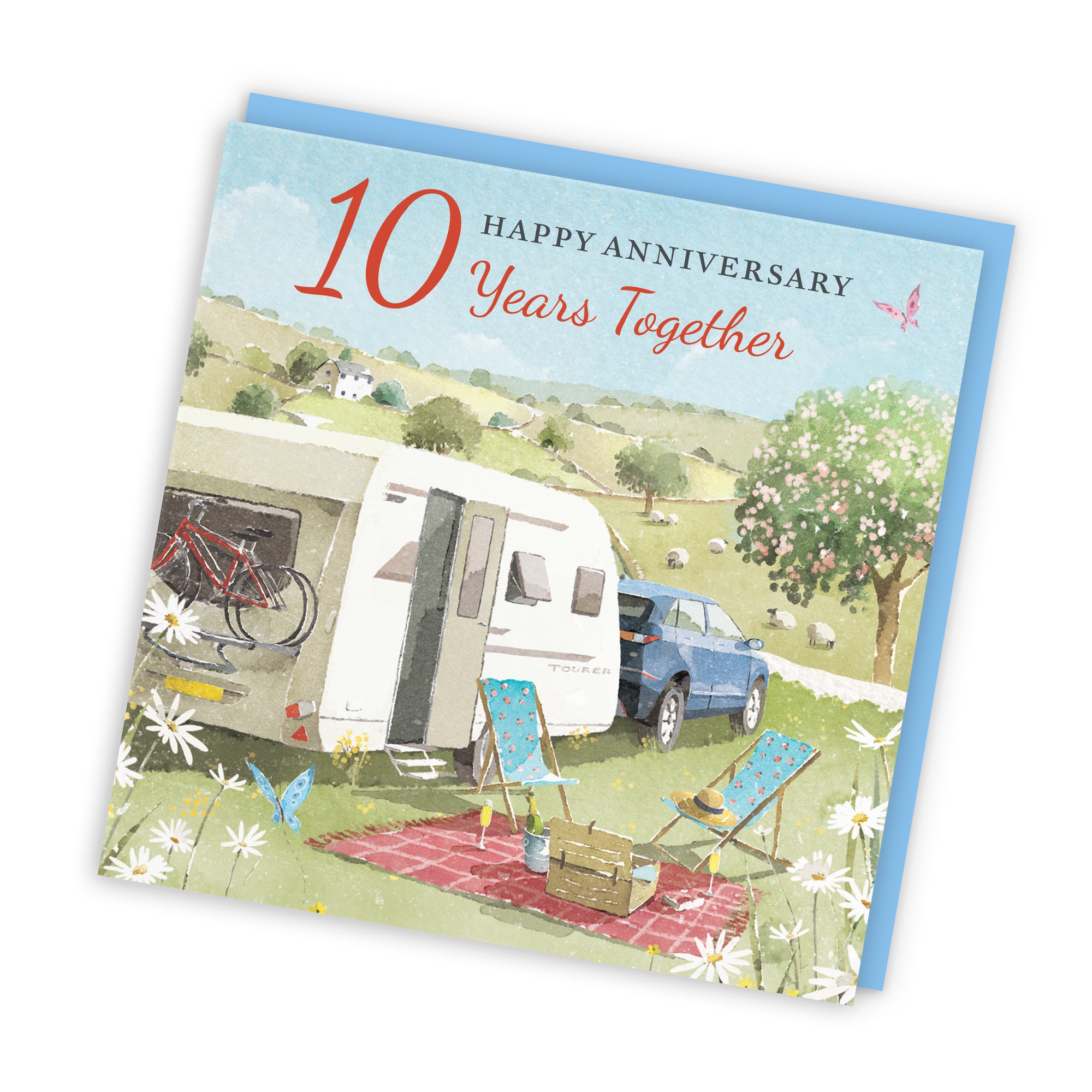 10th Anniversary Card Caravan Holiday Milo's Gallery - Default Title (RT07628)