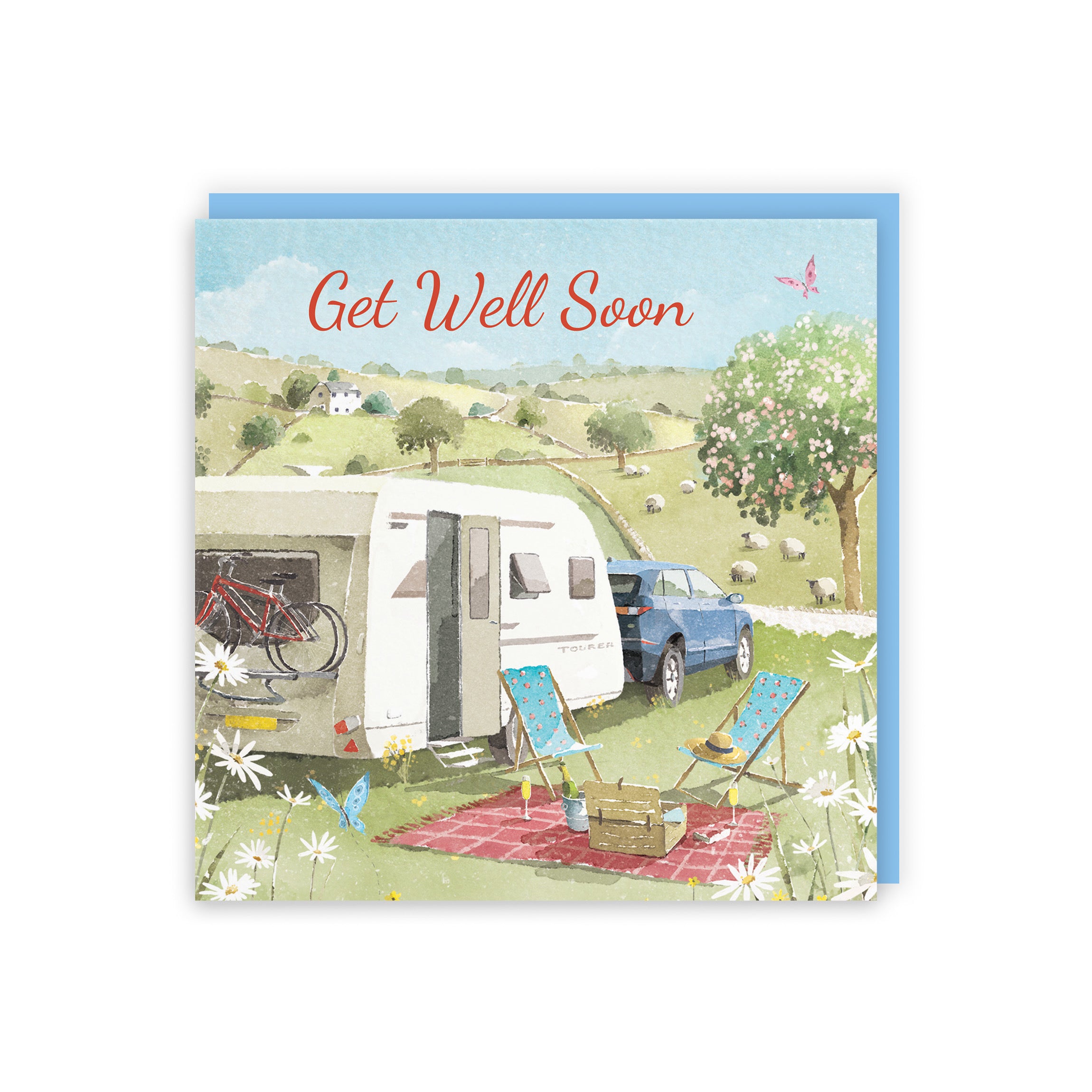 Get Well Card Caravan Holiday Milo's Gallery - Default Title (RT07634)