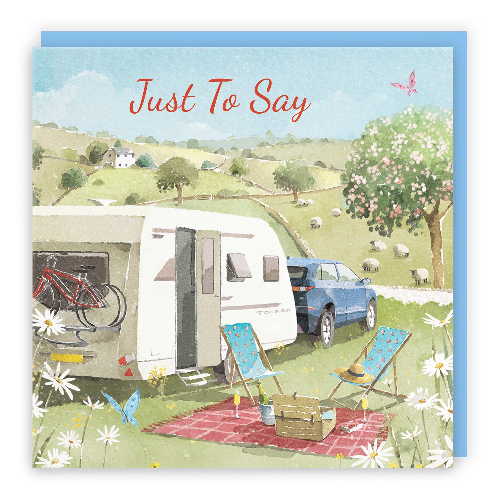 Just To Say Card Caravan Holiday Milo's Gallery - Default Title (RT07636)