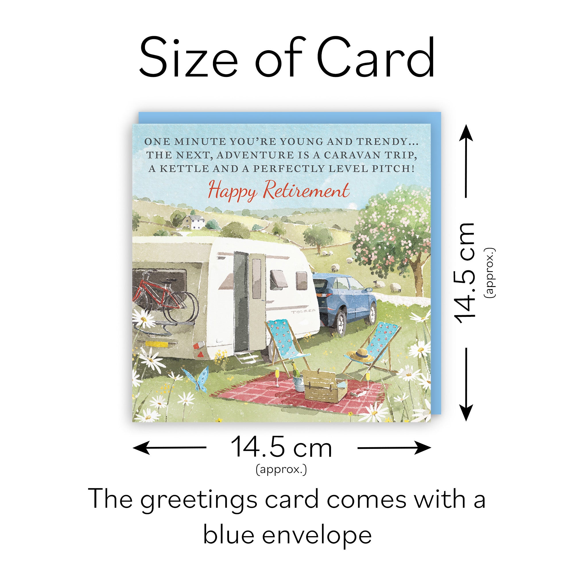 Retirement Card Caravan Holiday Funny Idea Of Adventure Milo's Gallery - Default Title (RT07647)