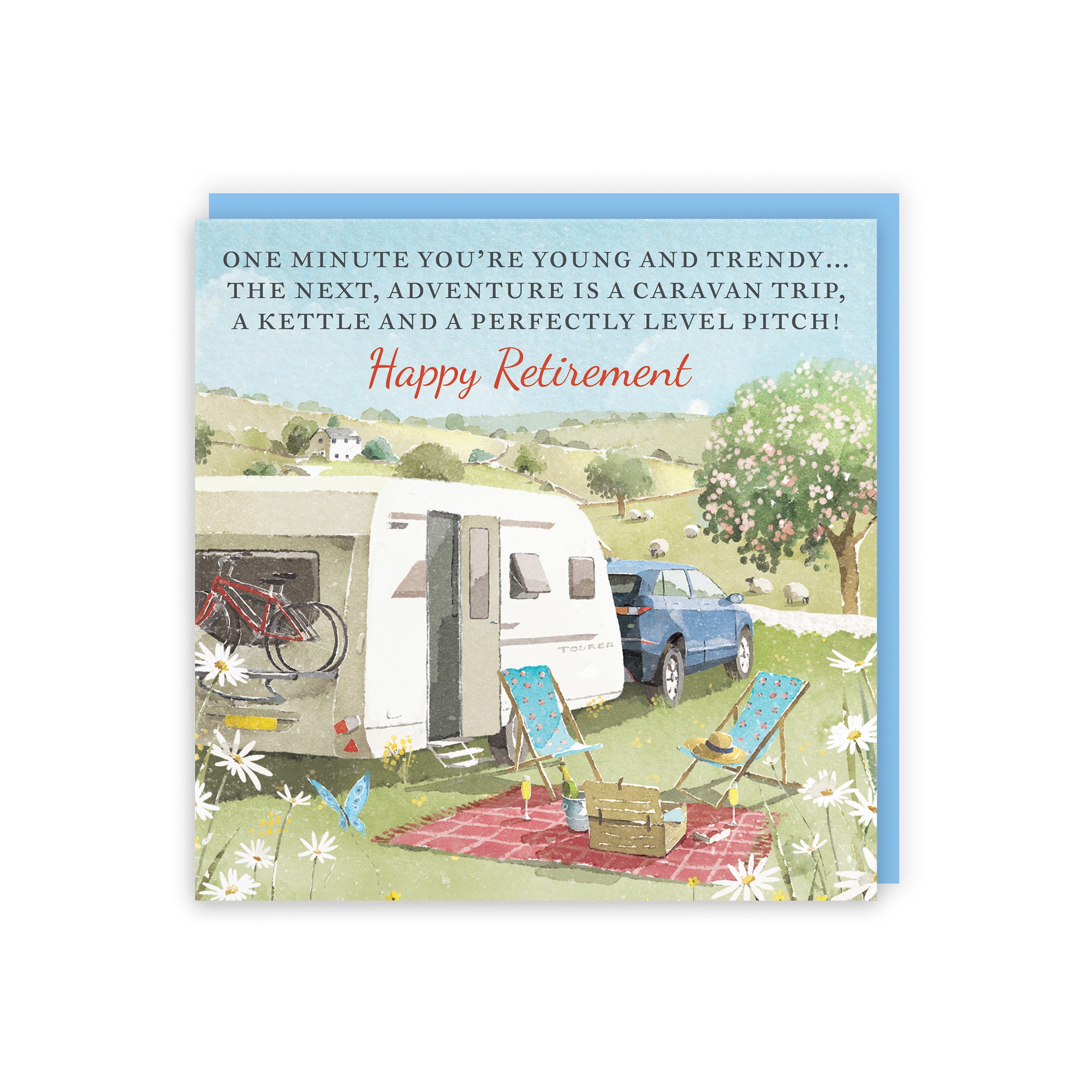 Retirement Card Caravan Holiday Funny Idea Of Adventure Milo's Gallery - Default Title (RT07647)