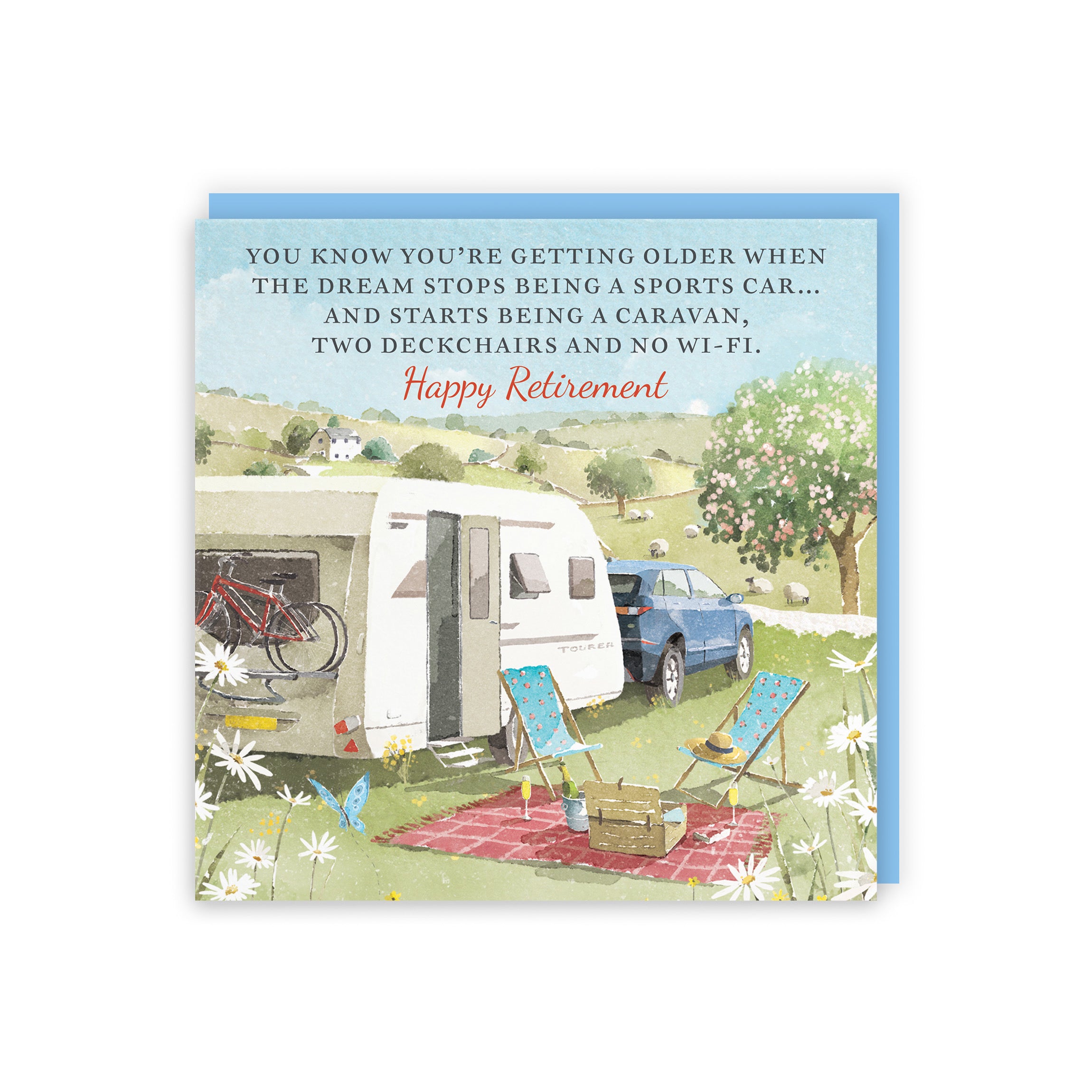 Retirement Card Caravan Holiday Funny No Wi-Fi Milo's Gallery - Default Title (RT07649)