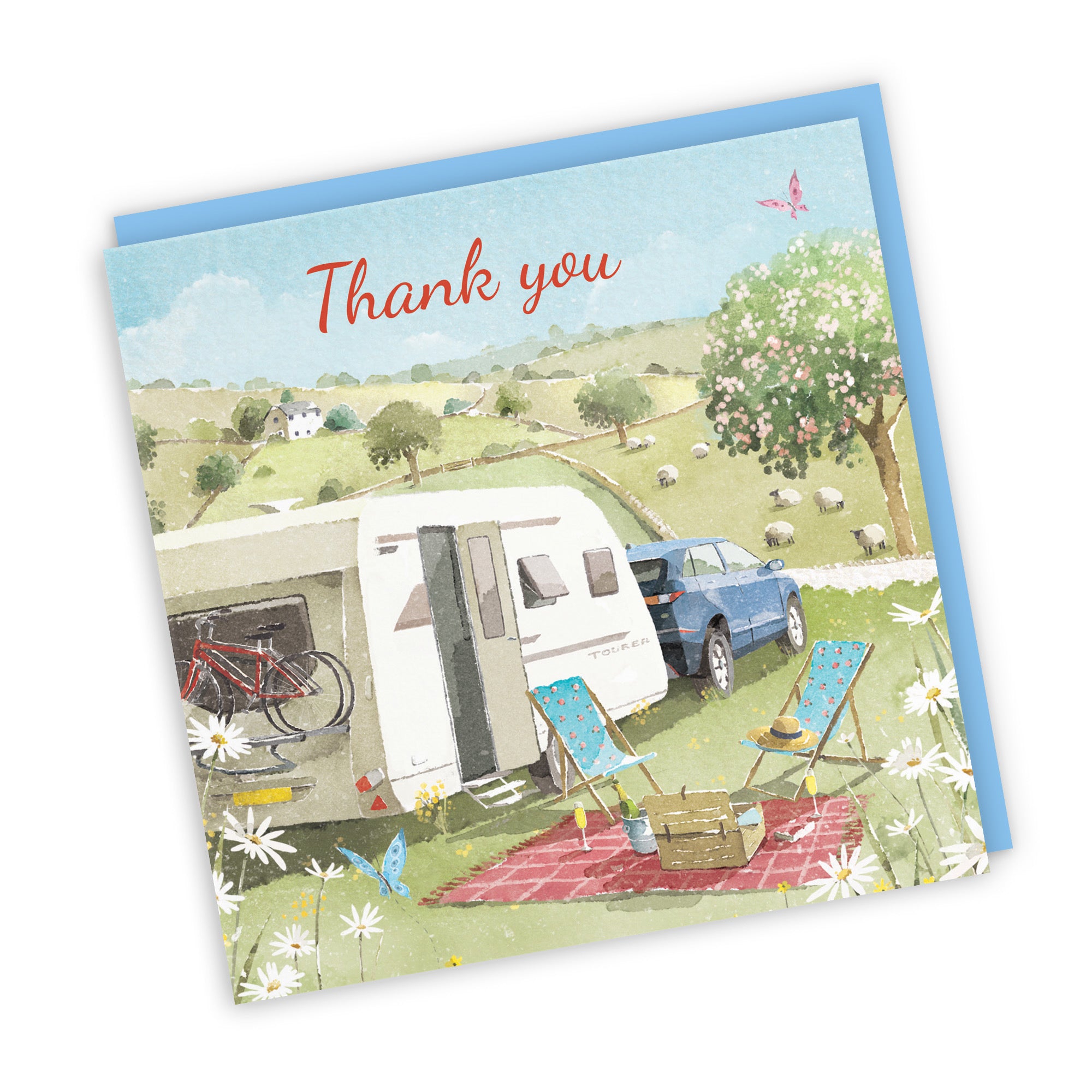 Thank You Card Caravan Holiday Milo's Gallery - Default Title (RT07670)