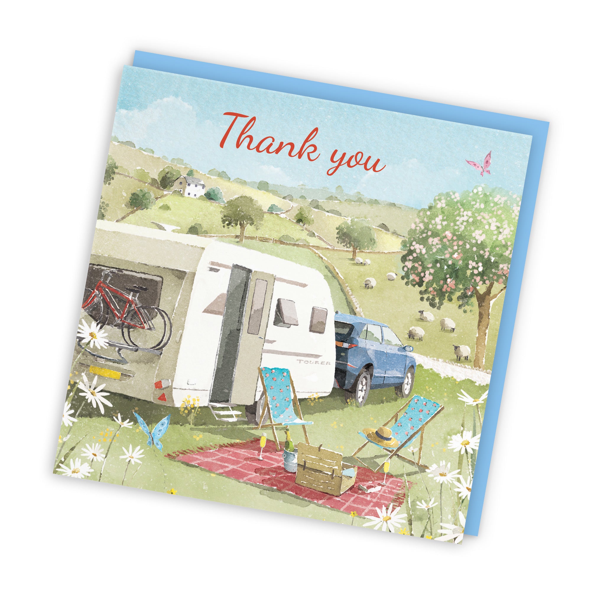 Thank You Card Caravan Holiday Milo's Gallery - Default Title (RT07670)