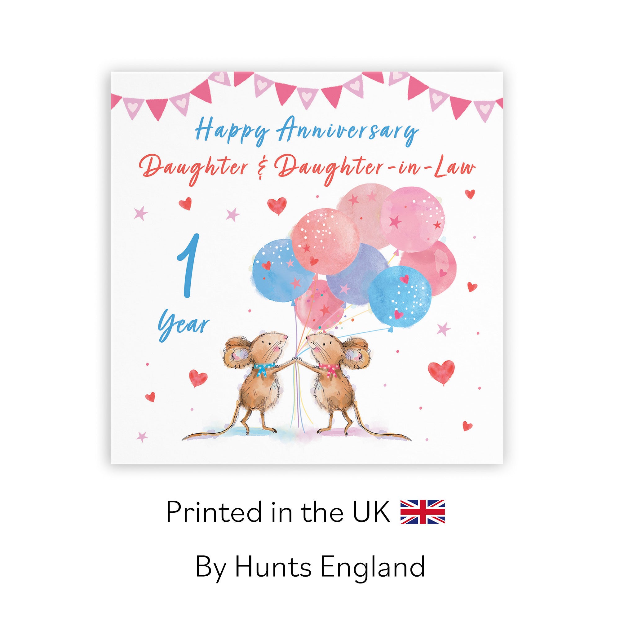1st Daughter And Daughter-in-Law Anniversary Card Happily Ever After Little Whiskers - Default Title (SN00134)
