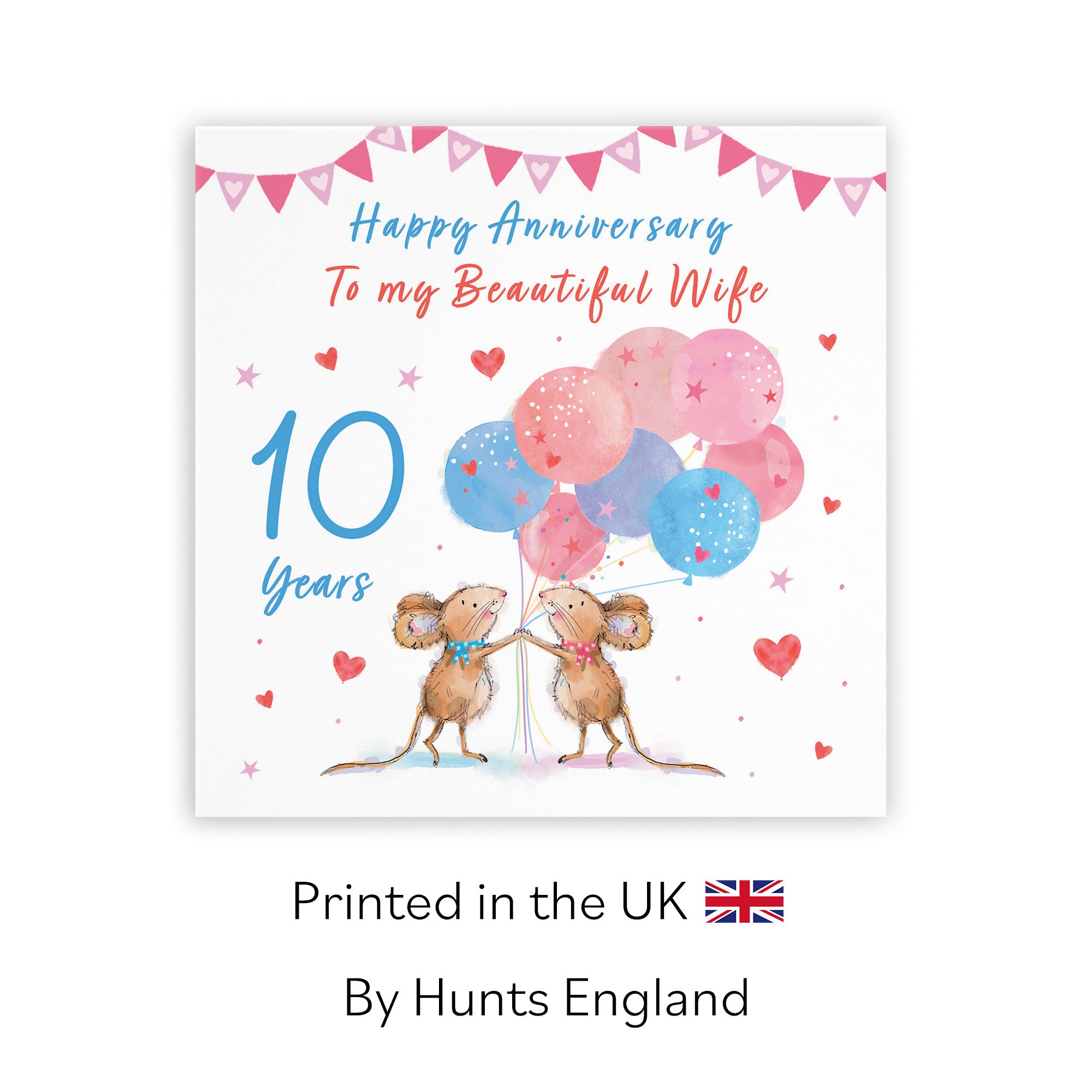 10th Wife Anniversary Card Happily Ever After Little Whiskers - Default Title (SN00136)