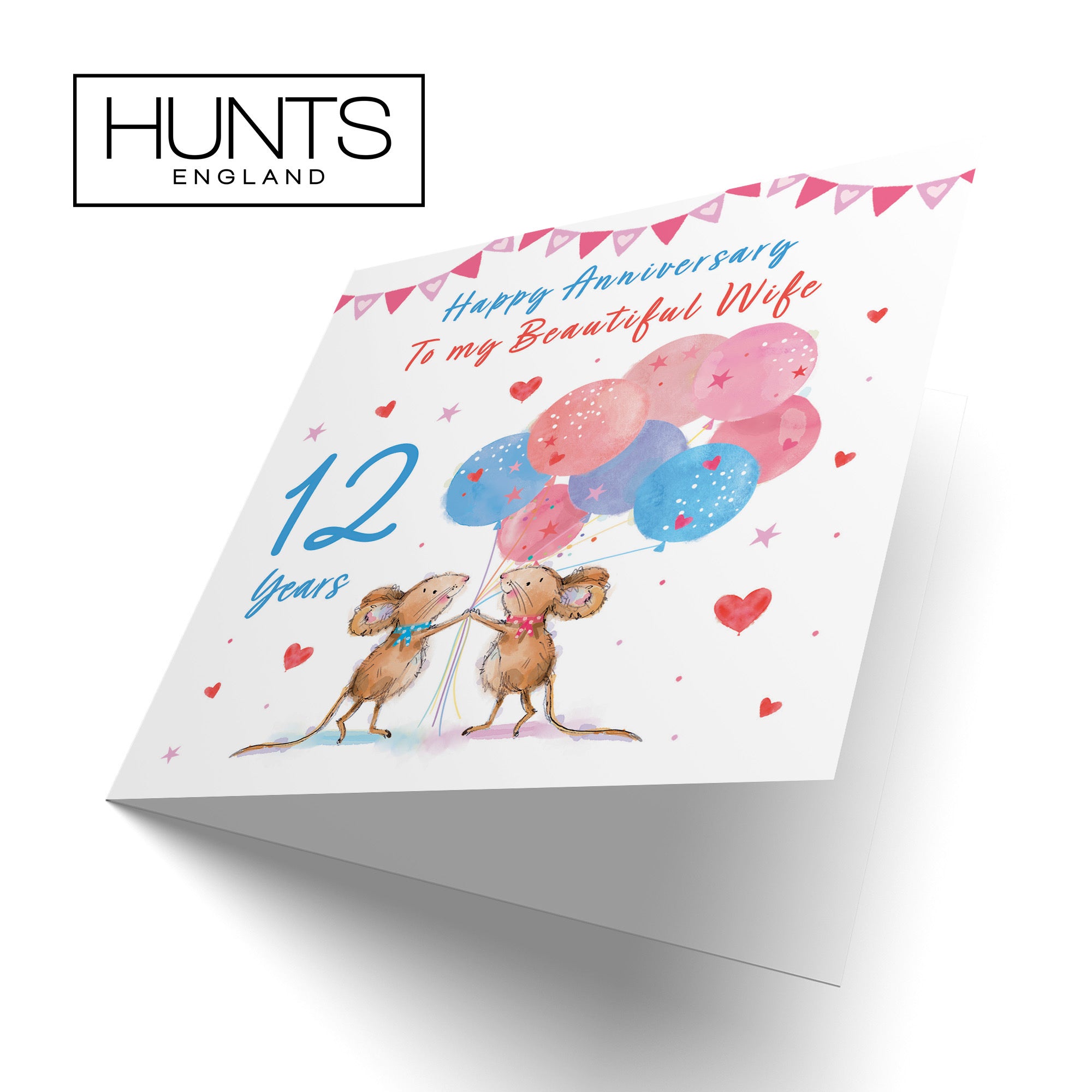 12th Wife Anniversary Card Happily Ever After Little Whiskers - Default Title (SN00137)