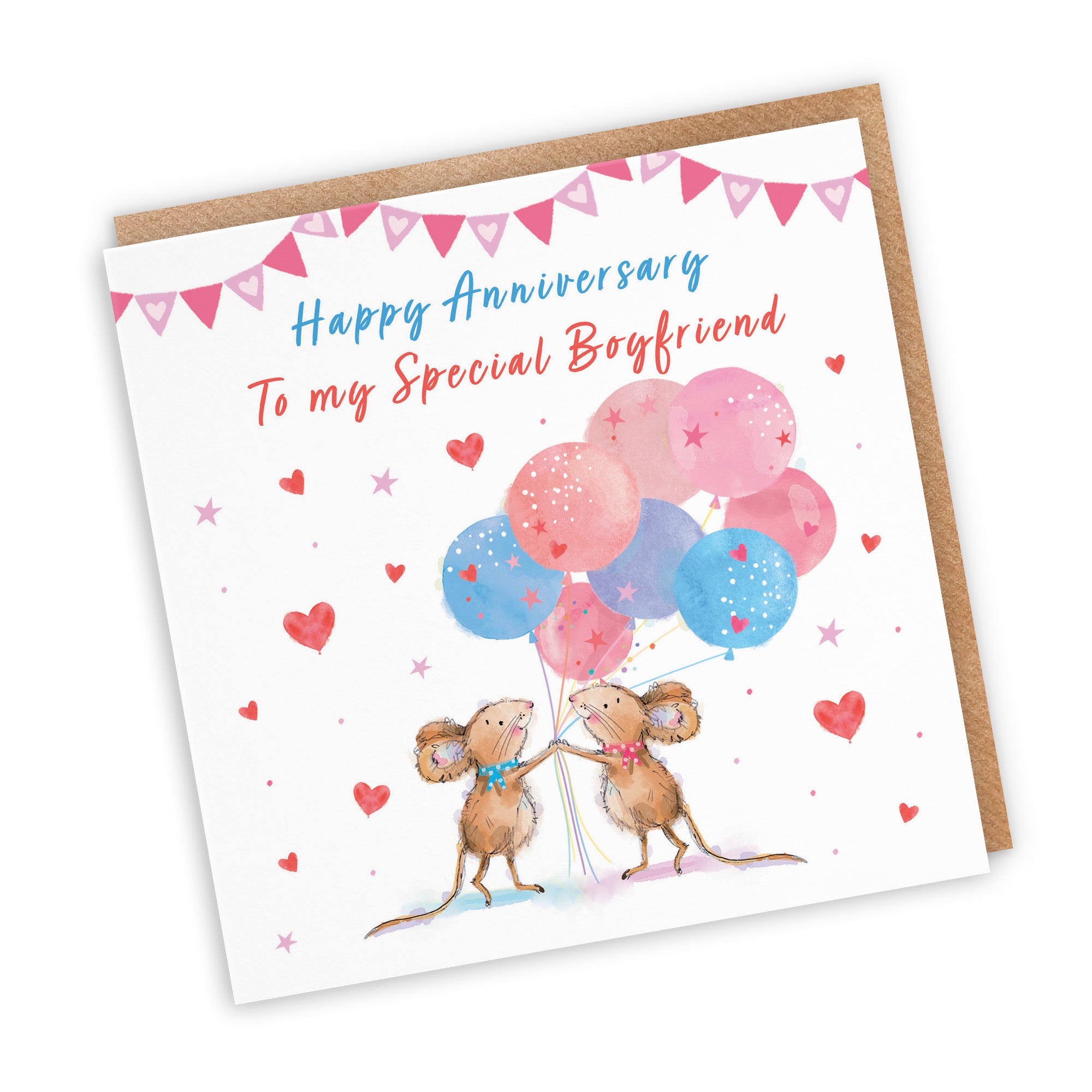 Boyfriend Anniversary Card Happily Ever After Little Whiskers - Default Title (SN00155)
