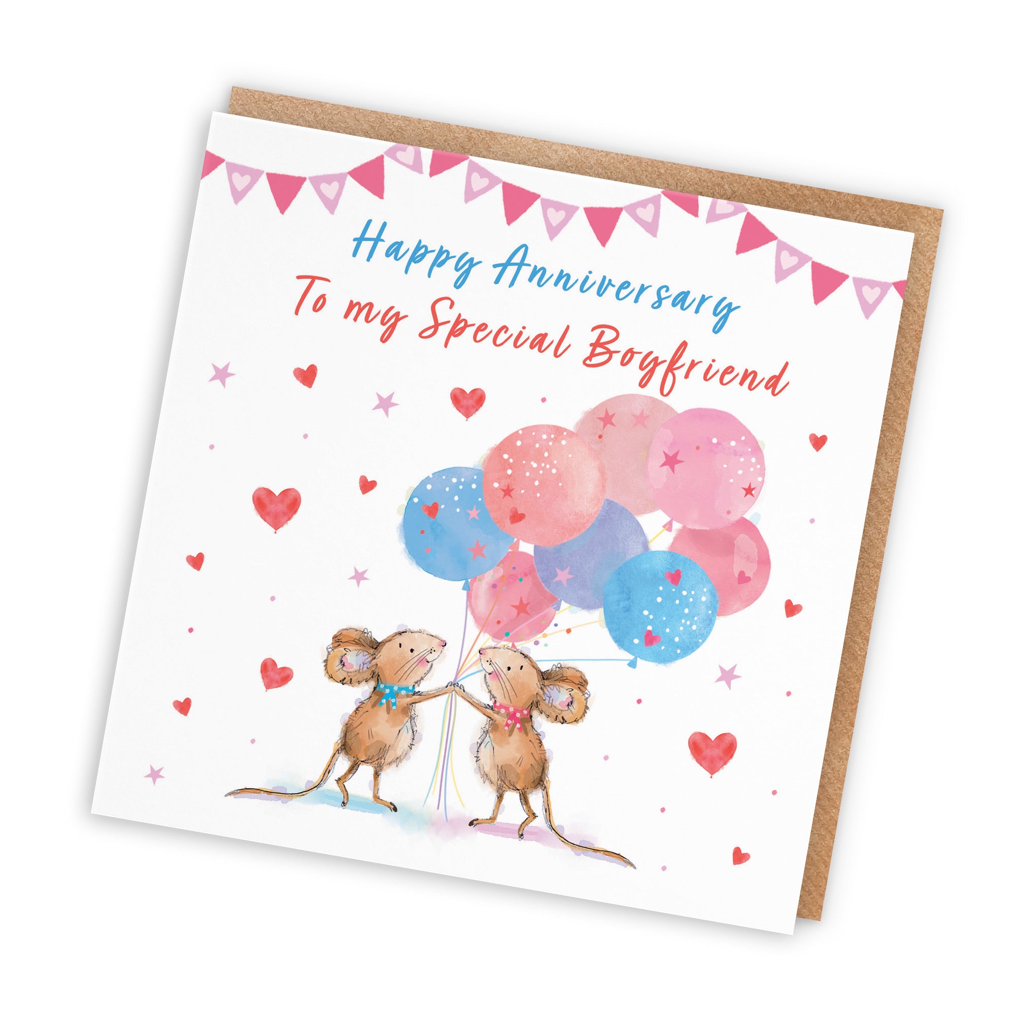 Boyfriend Anniversary Card Happily Ever After Little Whiskers - Default Title (SN00155)