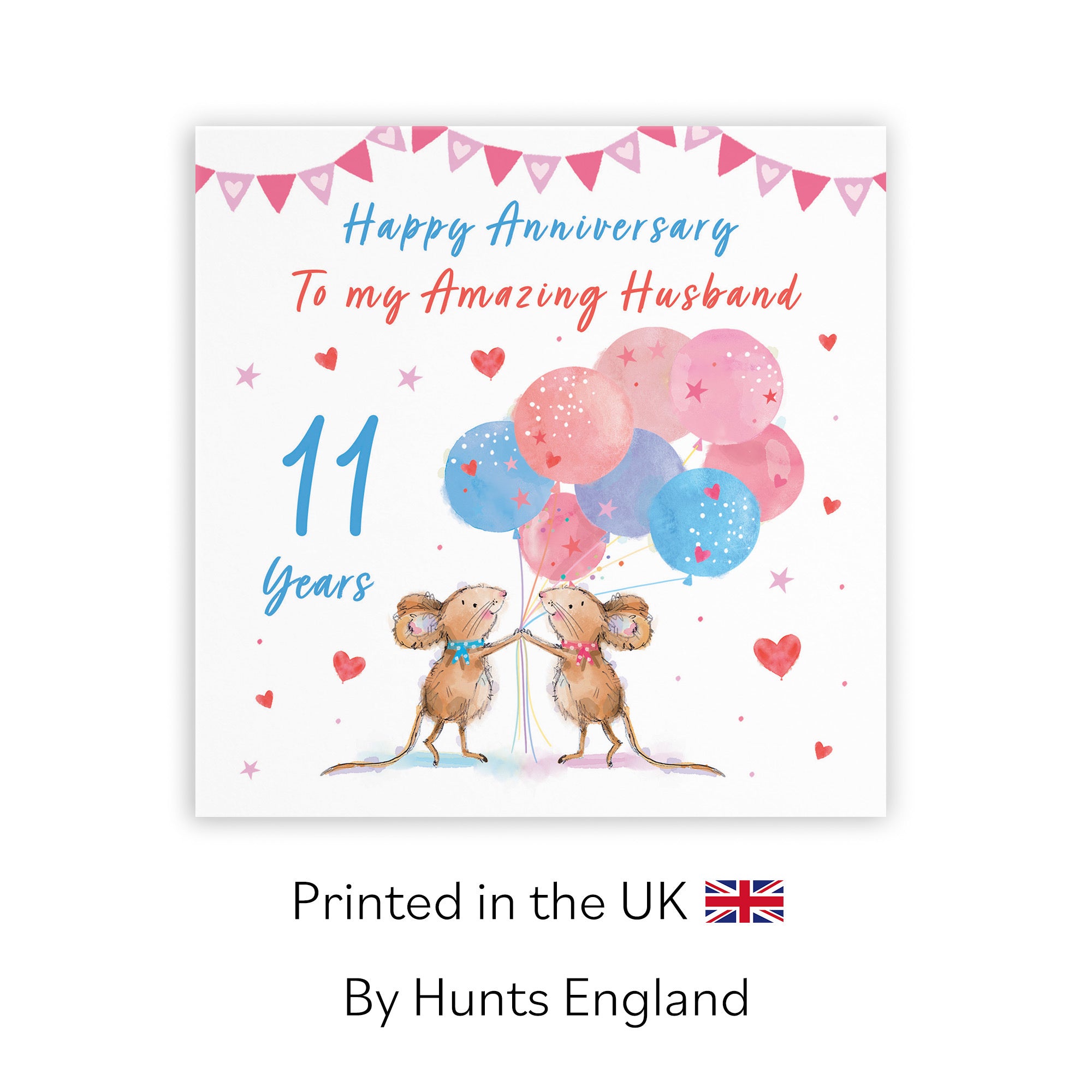 11th Husband Anniversary Card Happily Ever After Little Whiskers - Default Title (SN00157)