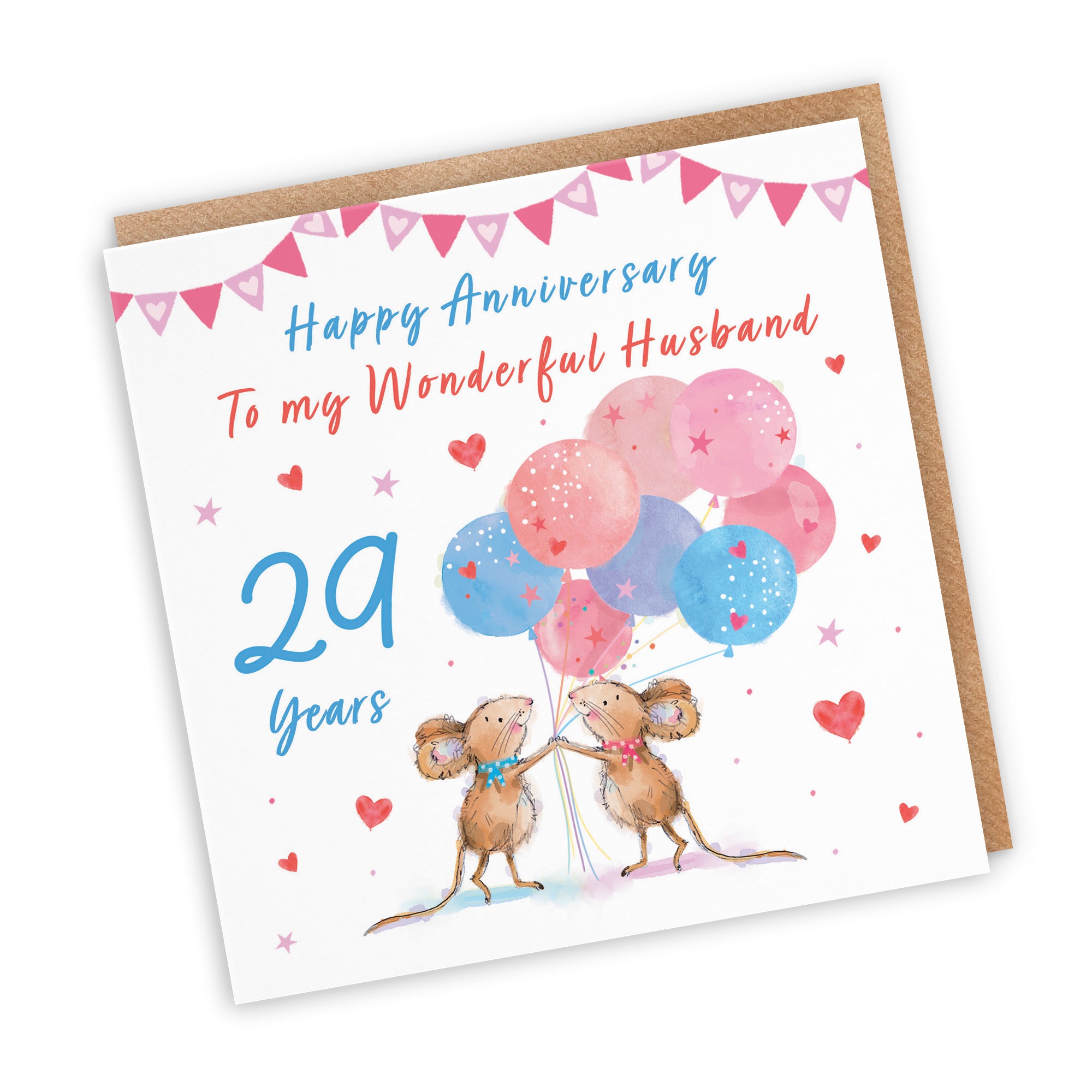 29th Husband Anniversary Card Happily Ever After Little Whiskers - Default Title (SN00174)