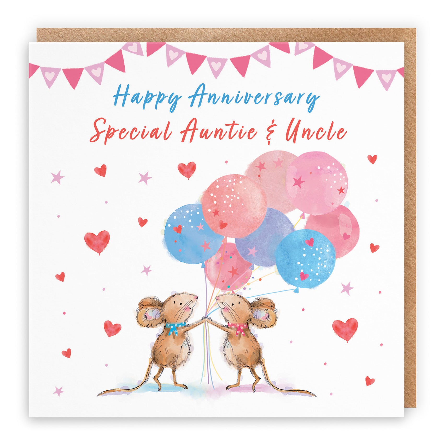 Auntie And Uncle Anniversary Card Happily Ever After Little Whiskers - Default Title (SN00197)