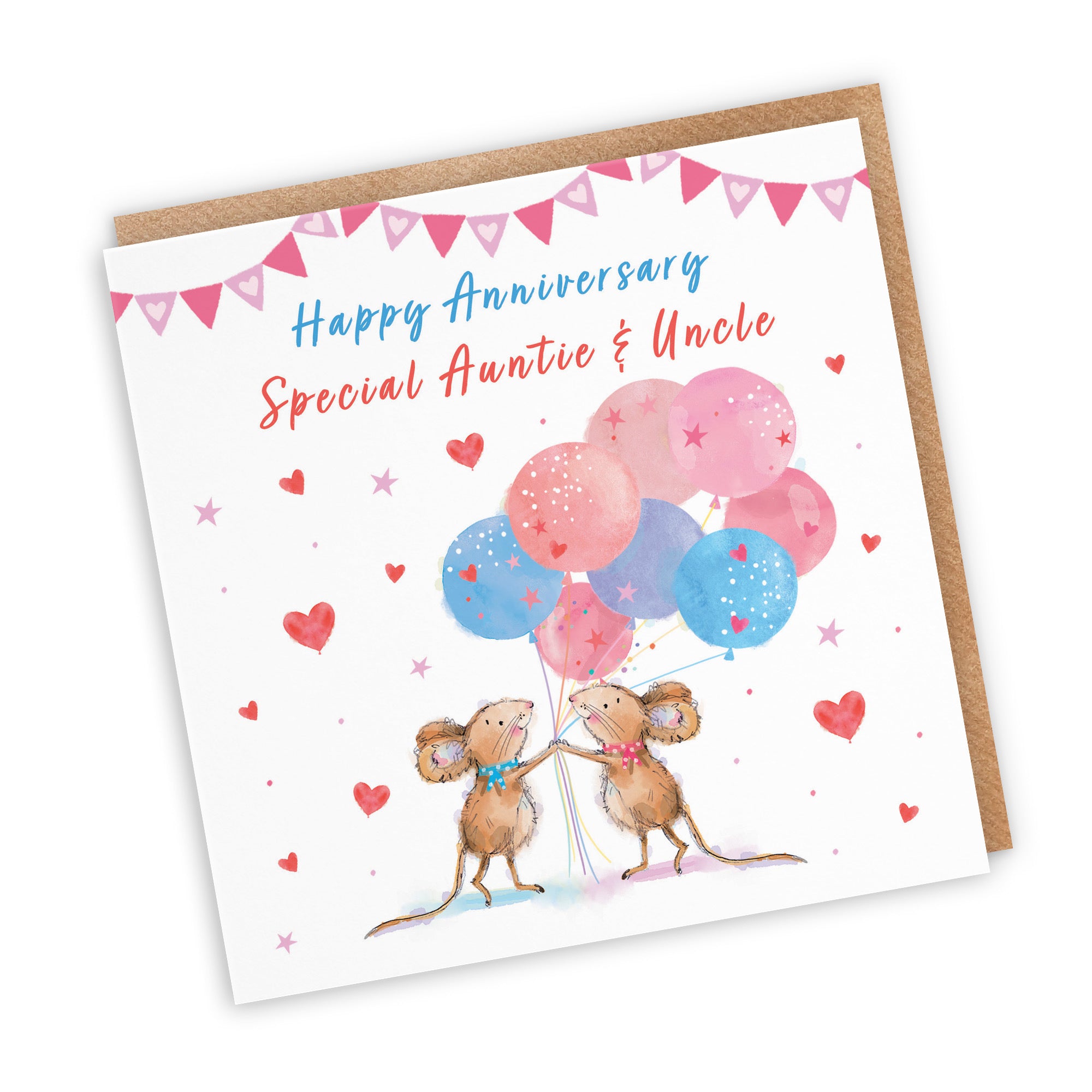 Auntie And Uncle Anniversary Card Happily Ever After Little Whiskers - Default Title (SN00197)
