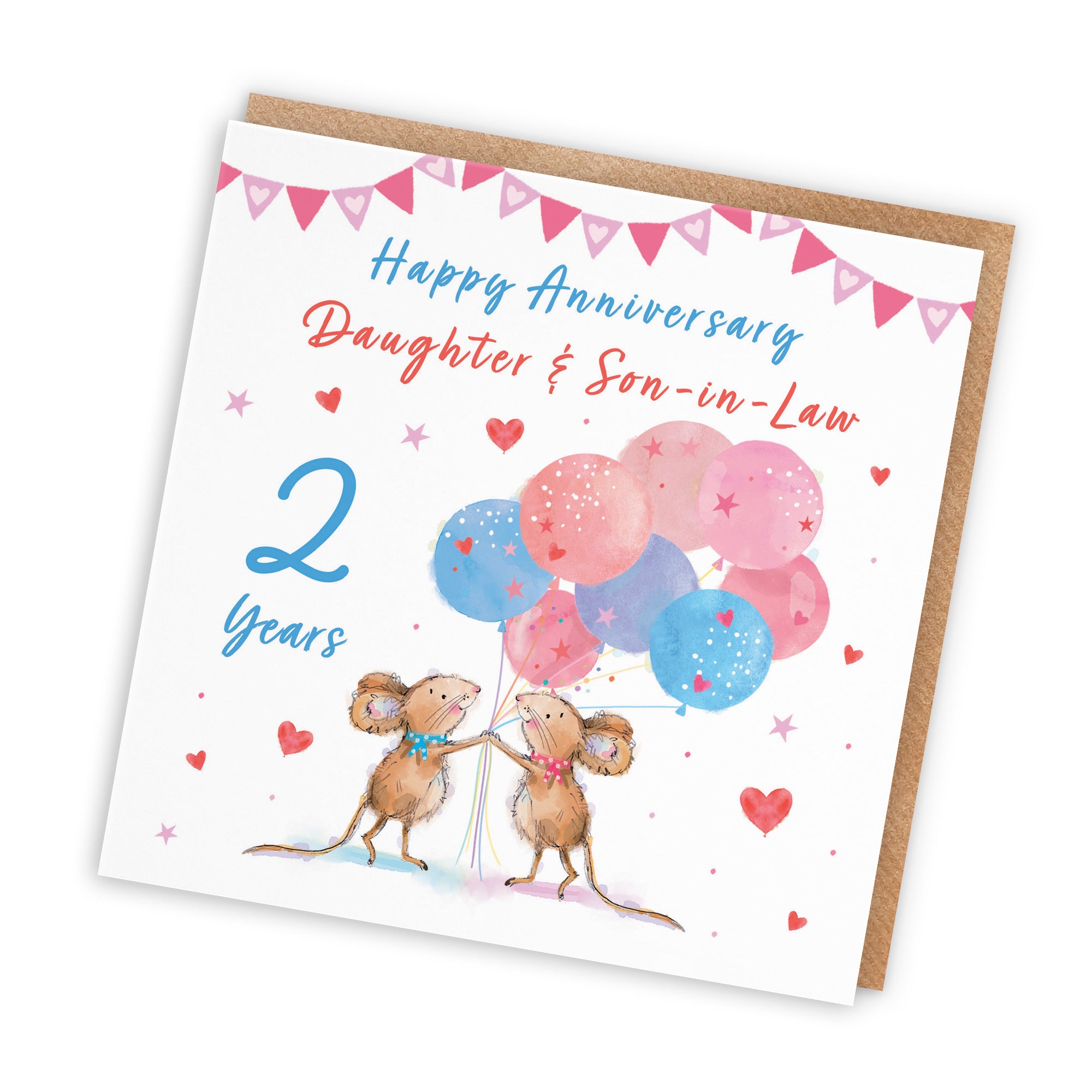 2nd Daughter And Son-in-Law Anniversary Card Happily Ever After Little Whiskers - Default Title (SN00225)