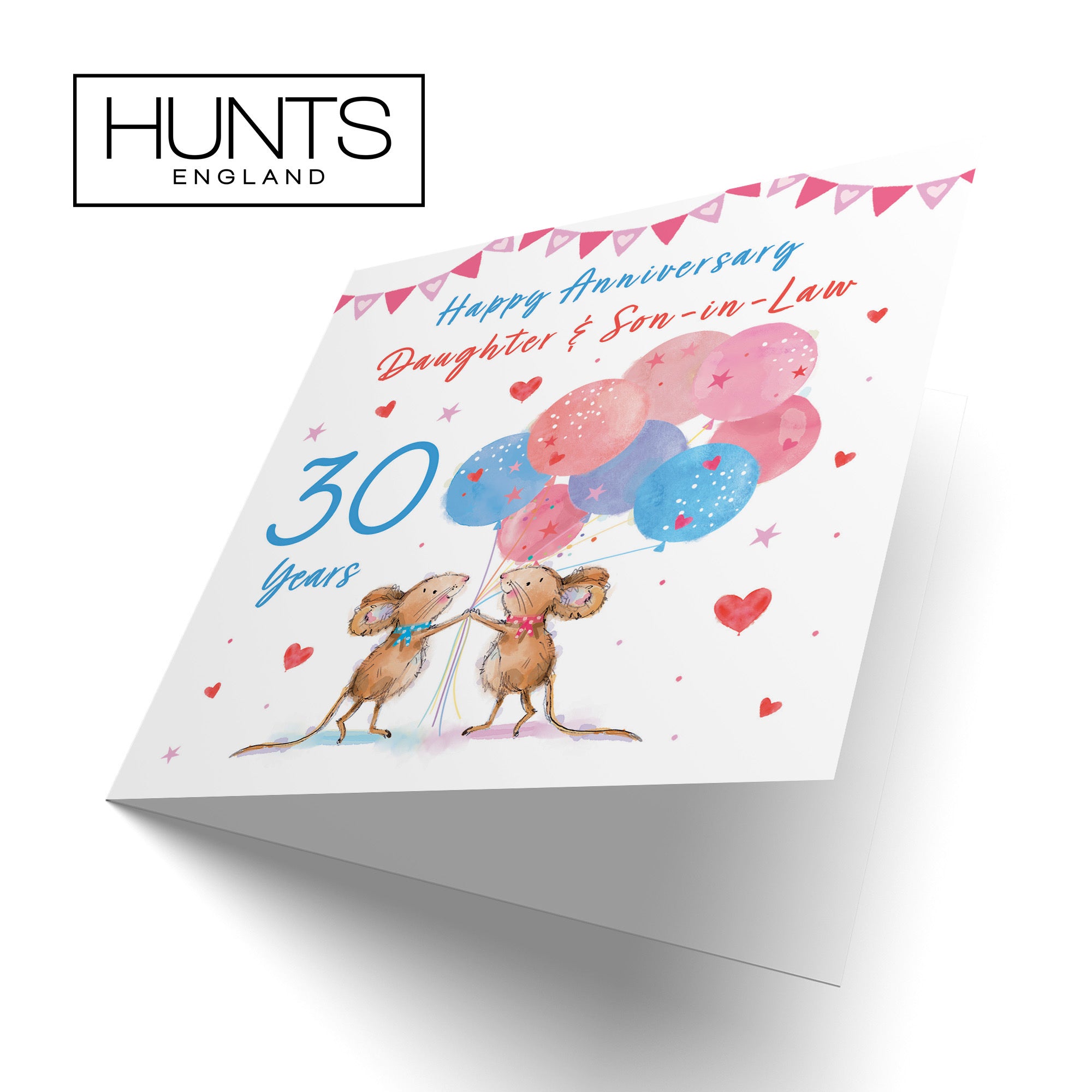30th Daughter And Son-in-Law Anniversary Card Happily Ever After Little Whiskers - Default Title (SN00226)