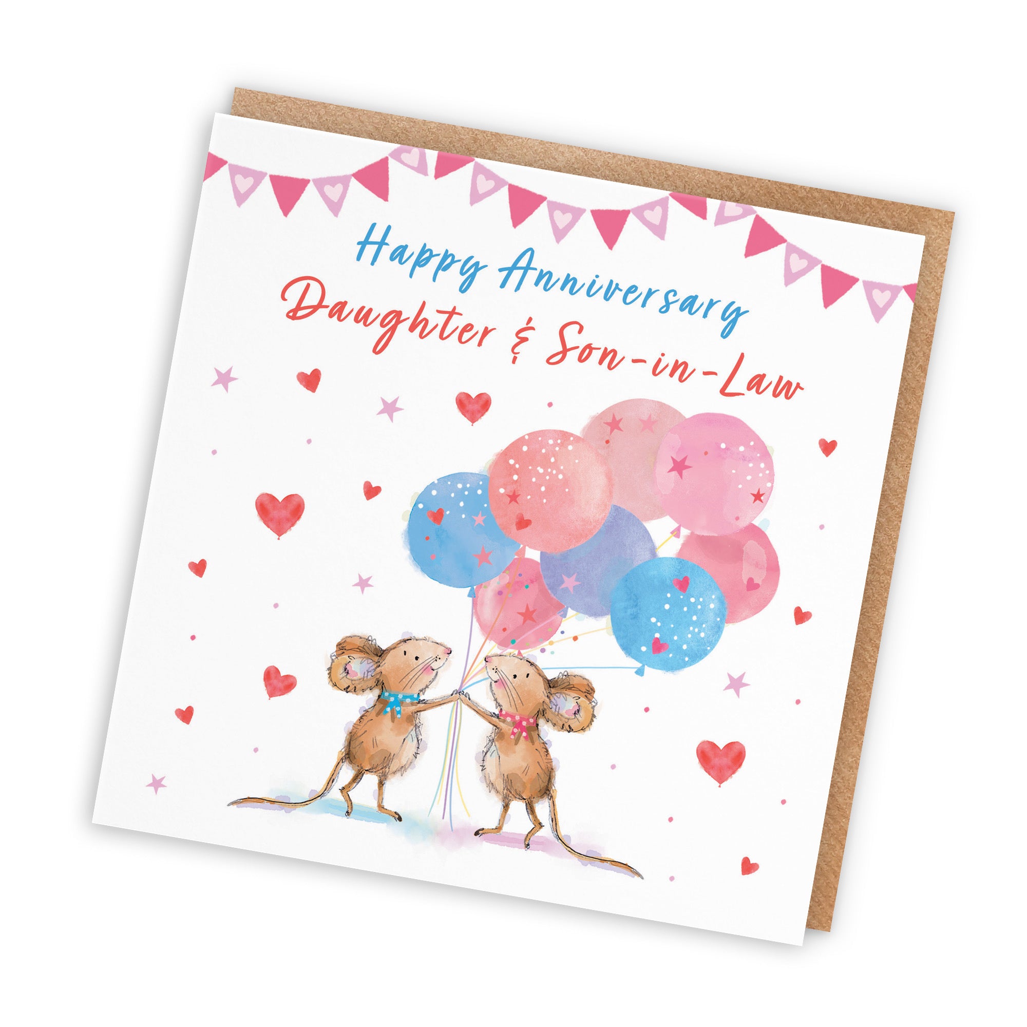 Daughter And Son-in-Law Anniversary Card Happily Ever After Little Whiskers - Default Title (SN00234)