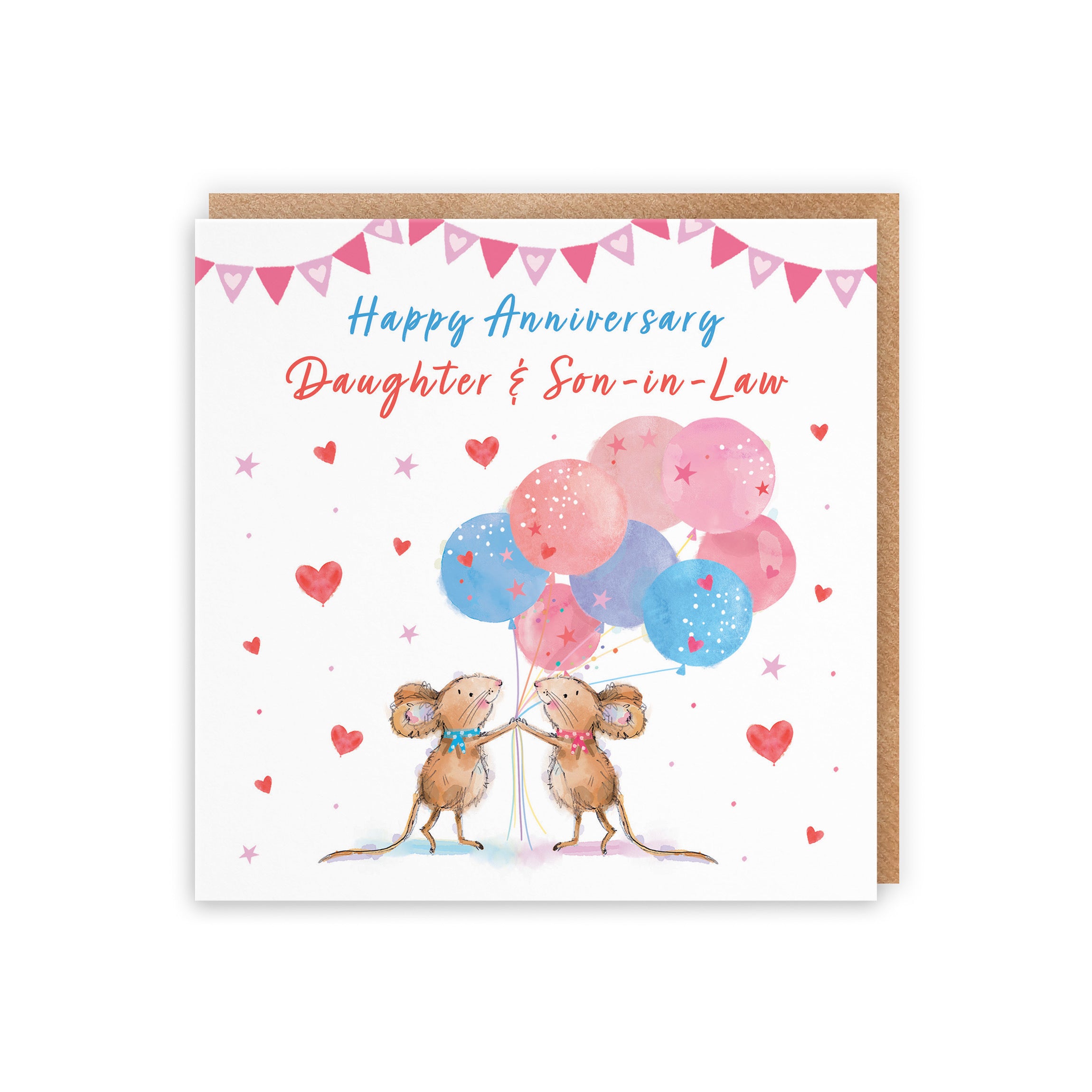 Daughter And Son-in-Law Anniversary Card Happily Ever After Little Whiskers - Default Title (SN00234)