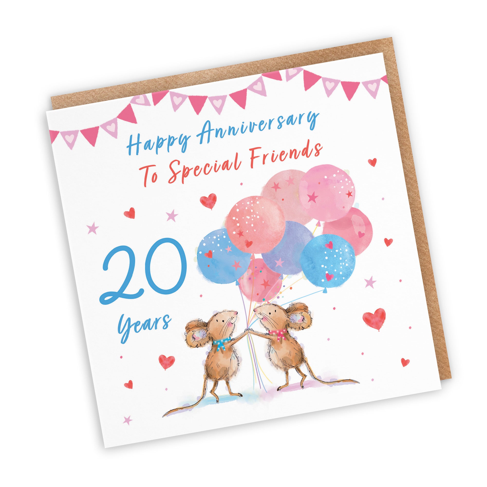20th Friends Anniversary Card Happily Ever After Little Whiskers - Default Title (SN00235)