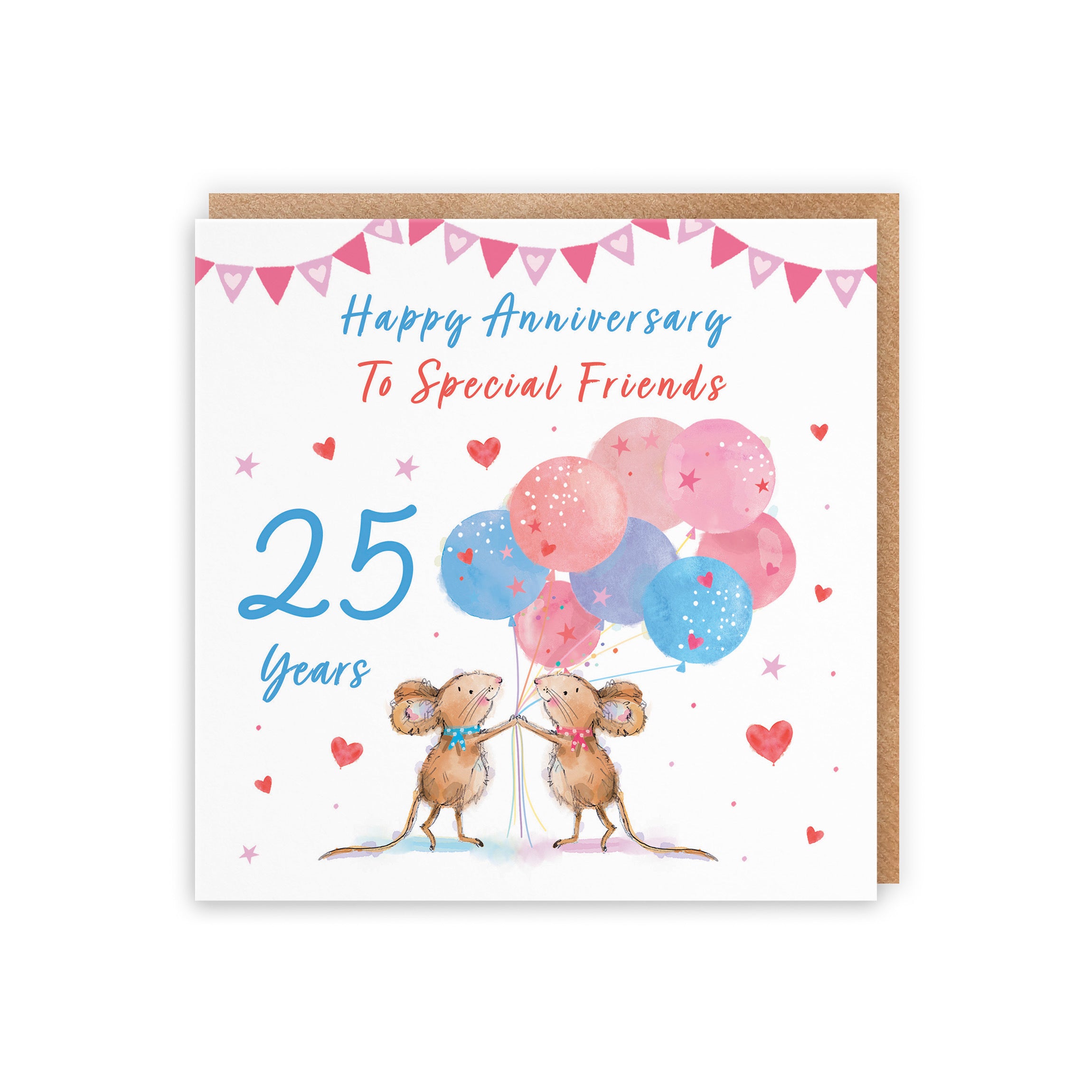 25th Friends Anniversary Card Happily Ever After Little Whiskers - Default Title (SN00236)