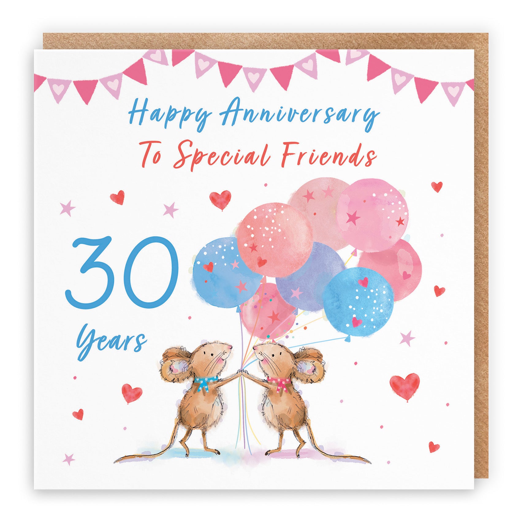 30th Friends Anniversary Card Happily Ever After Little Whiskers - Default Title (SN00237)