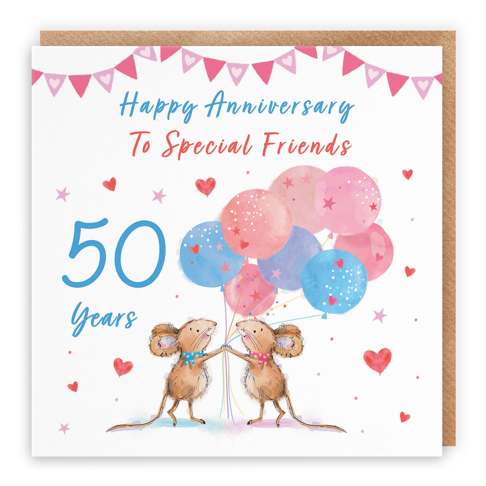 50th Friends Anniversary Card Happily Ever After Little Whiskers - Default Title (SN00240)