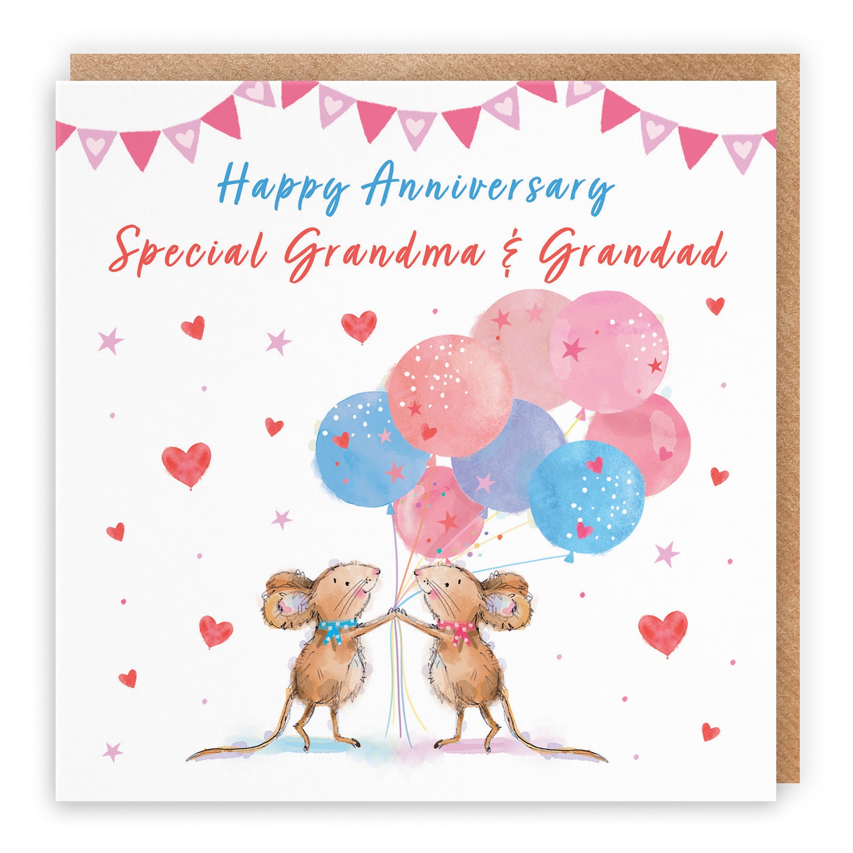 Grandma And Grandad Anniversary Card Happily Ever After Little Whiskers - Default Title (SN00245)